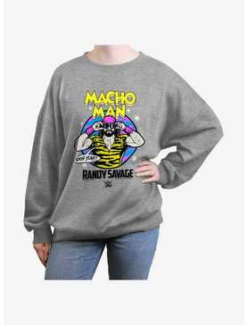 WWE Macho Man Randy Savage Girls Oversized Sweatshirt, , hi-res