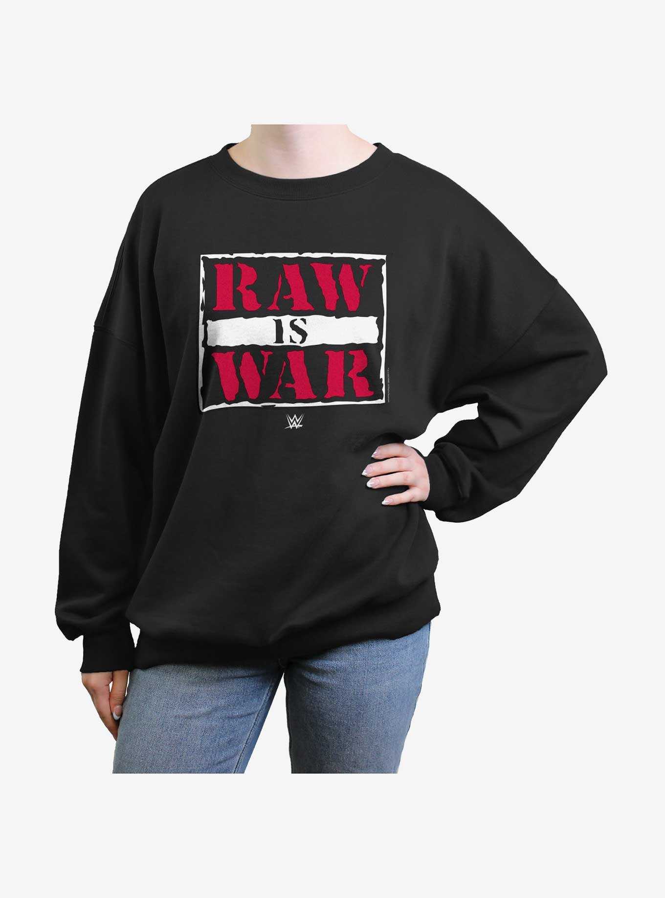 WWE Raw Is War Girls Oversized Sweatshirt, , hi-res