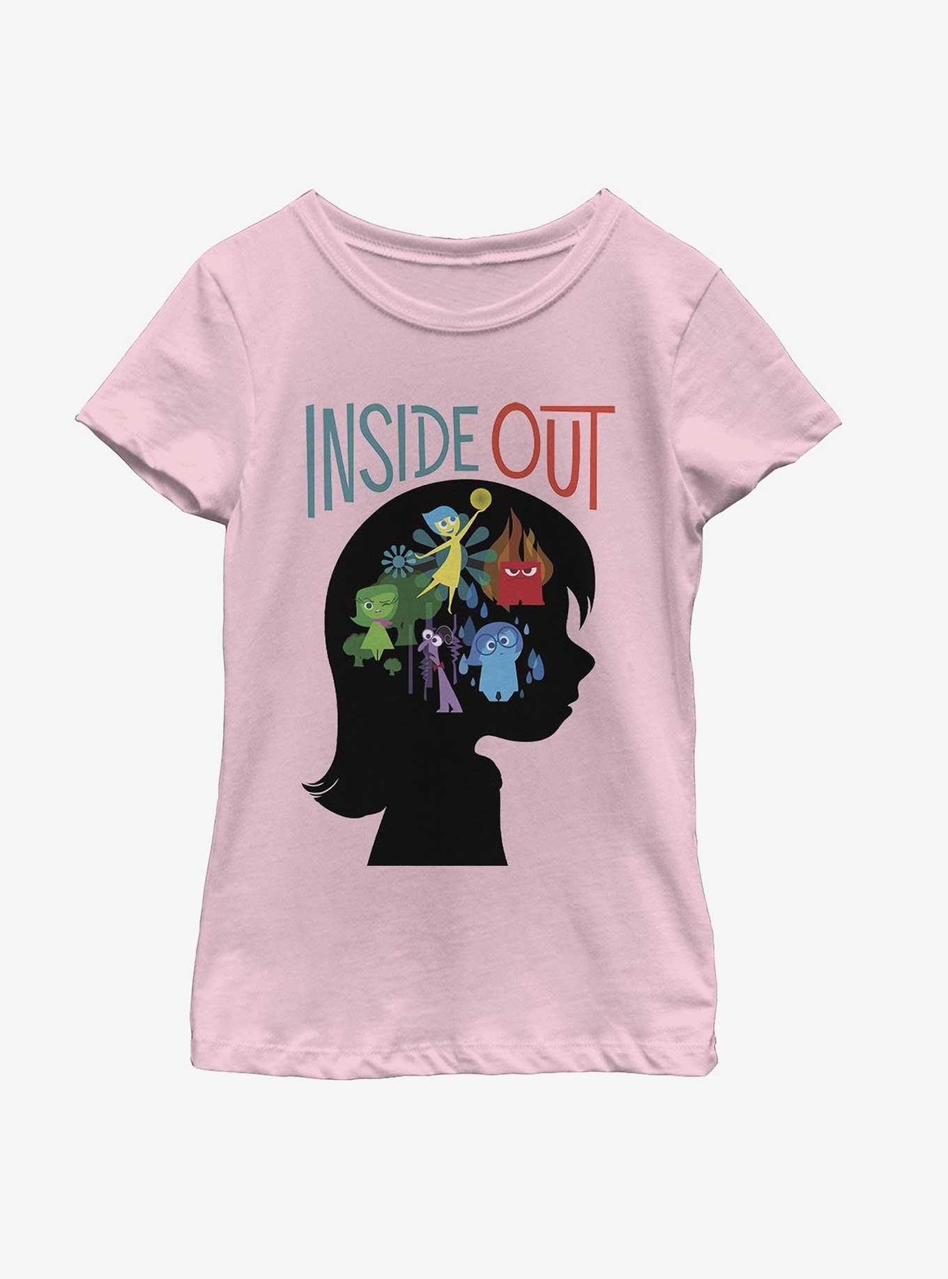 Disney Pixar Inside Out 2 Riley Silhouette Girls Youth T-Shirt, , hi-res