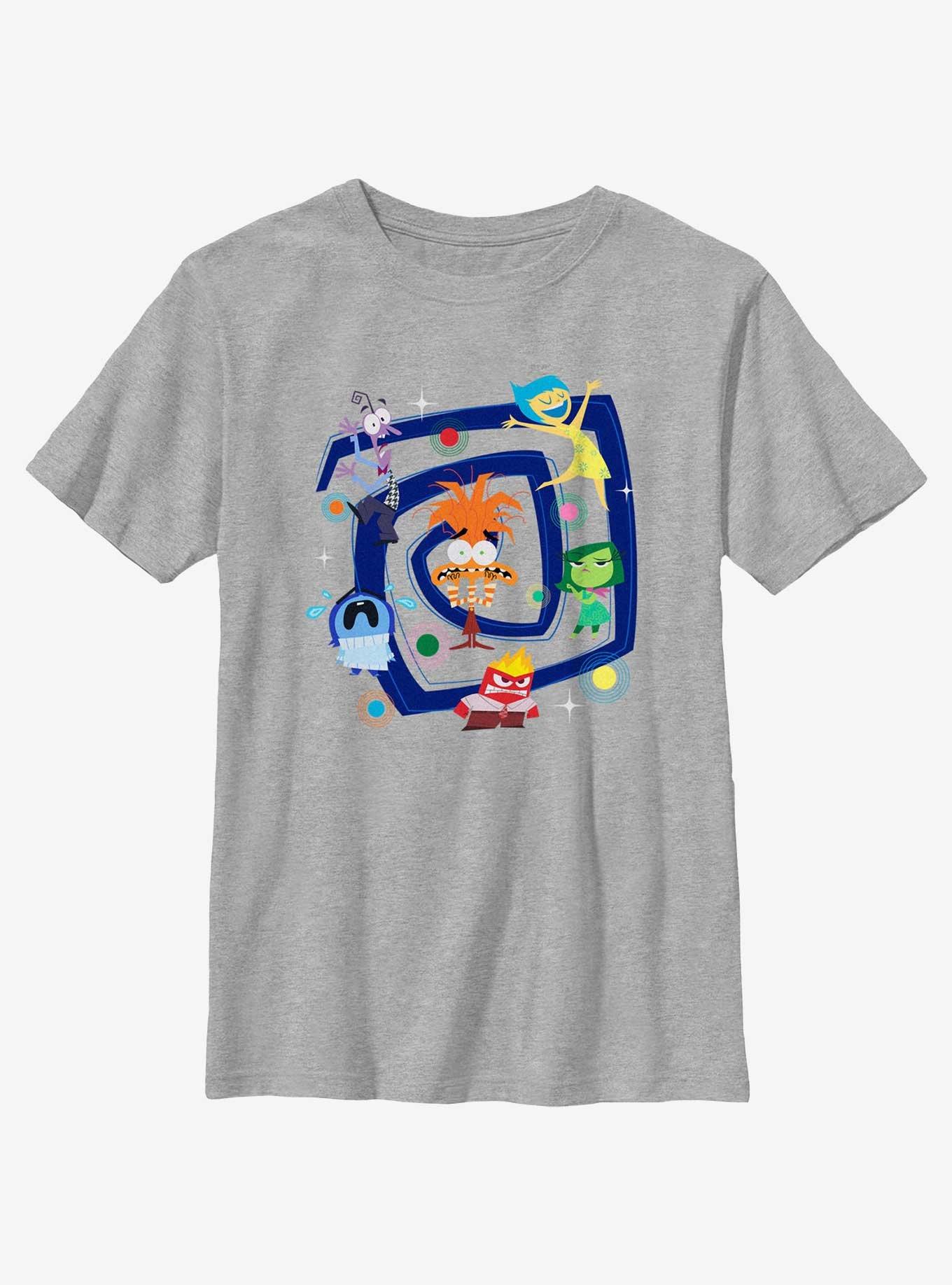 Disney Pixar Inside Out 2 All Emotions Swirling Youth T-Shirt, , hi-res