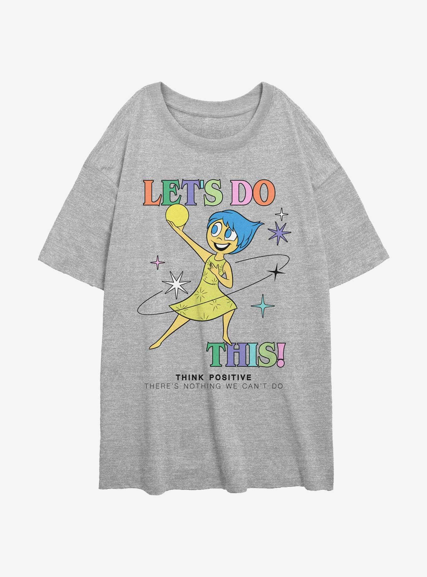 Disney Pixar Inside Out 2 Let's Do This Joy Womens Oversized T-Shirt, , hi-res