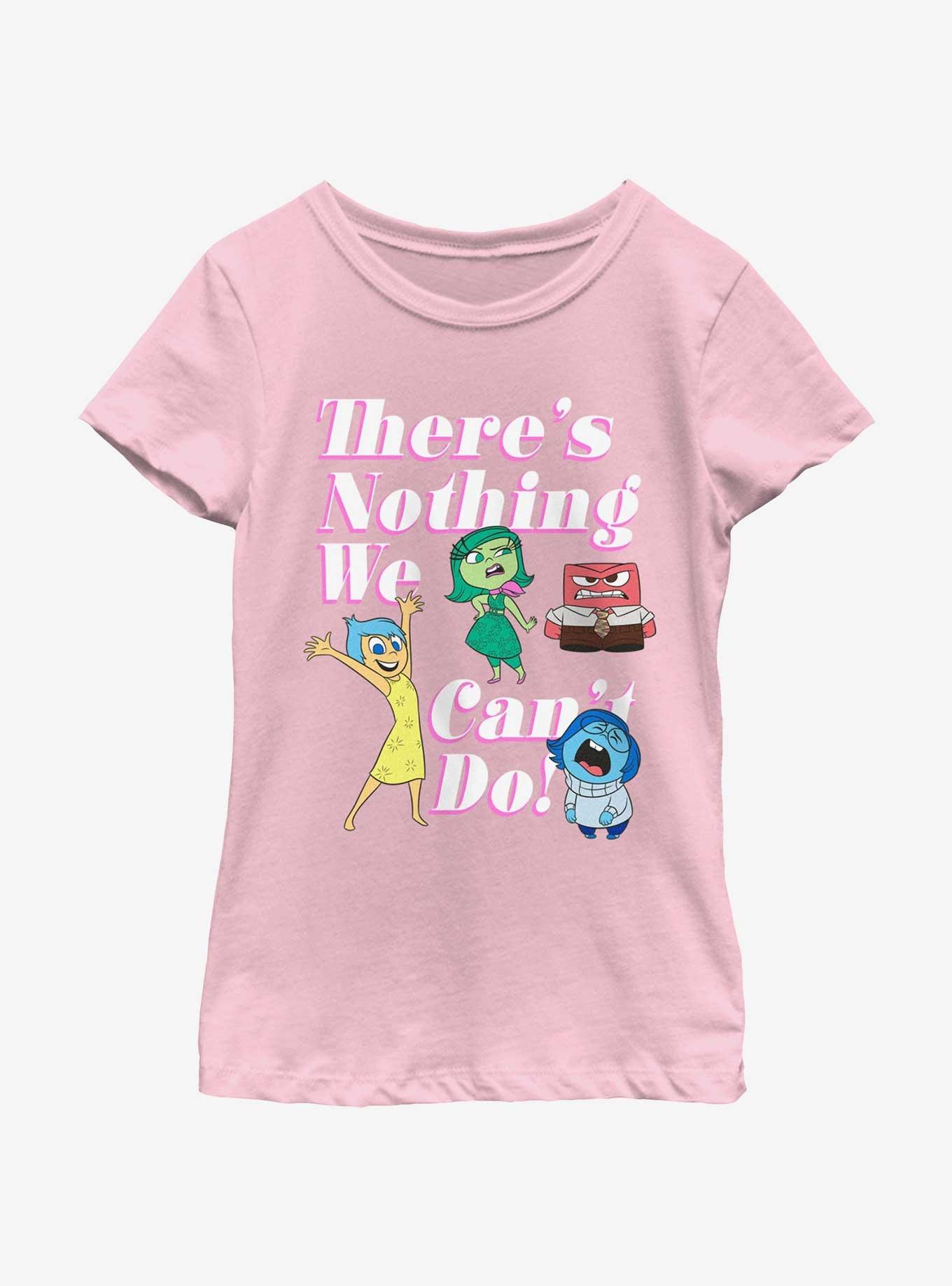 Disney Pixar Inside Out 2 There's Nothing We Can't Do Girls Youth T-Shirt, , hi-res