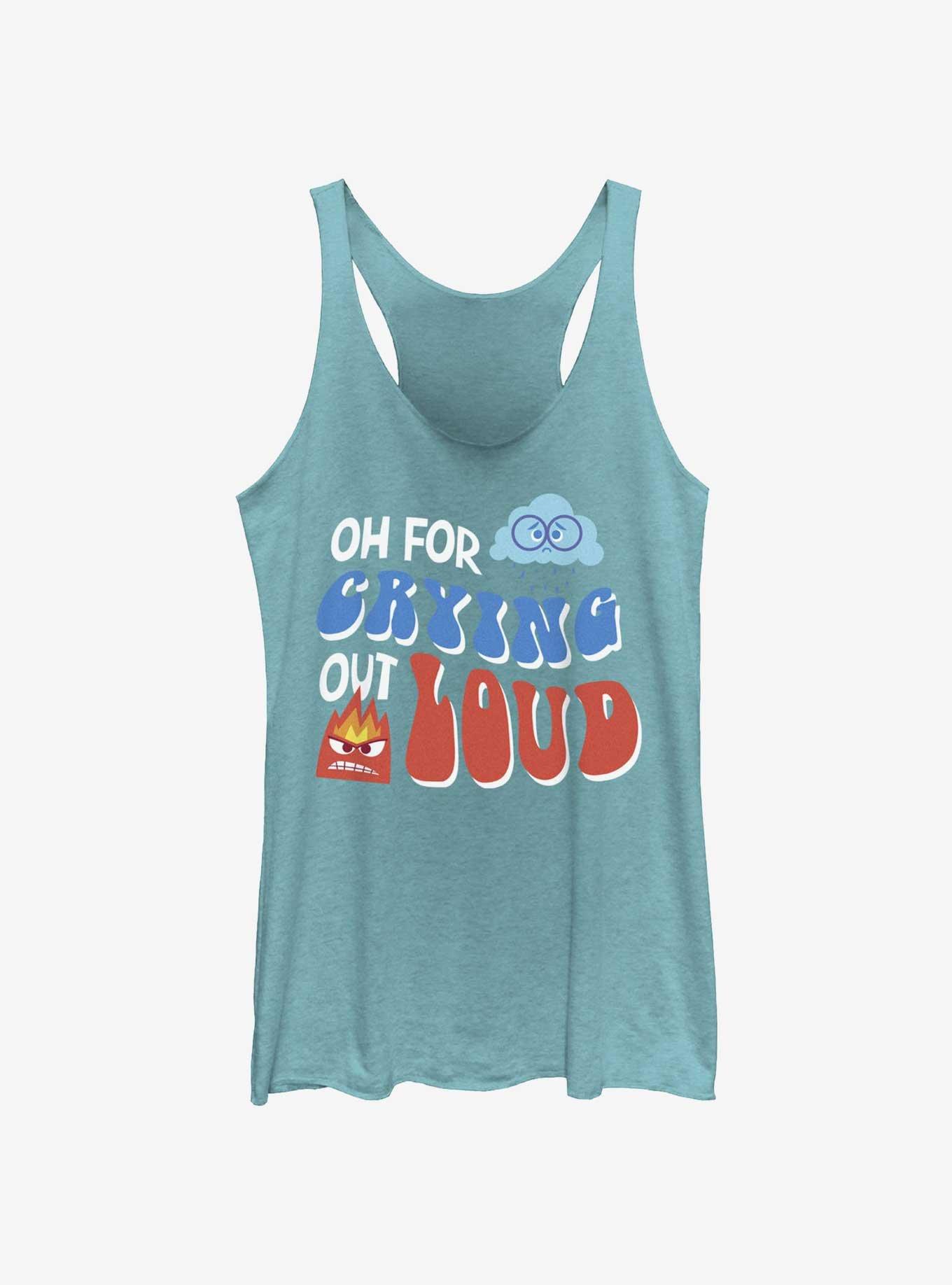 Disney Pixar Inside Out 2 Crying Out Loud Womens Tank Top