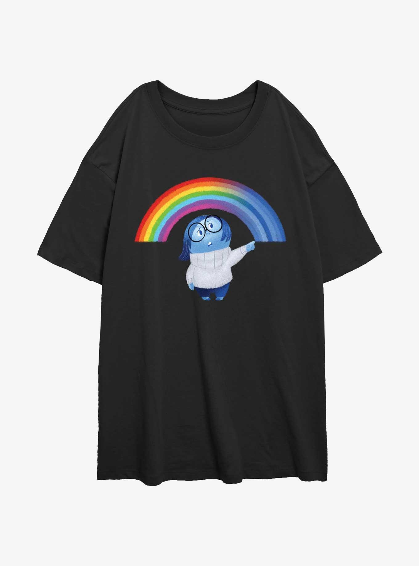 Disney Pixar Inside Out 2 Sadness Cheer Up Womens Oversized T-Shirt, , hi-res