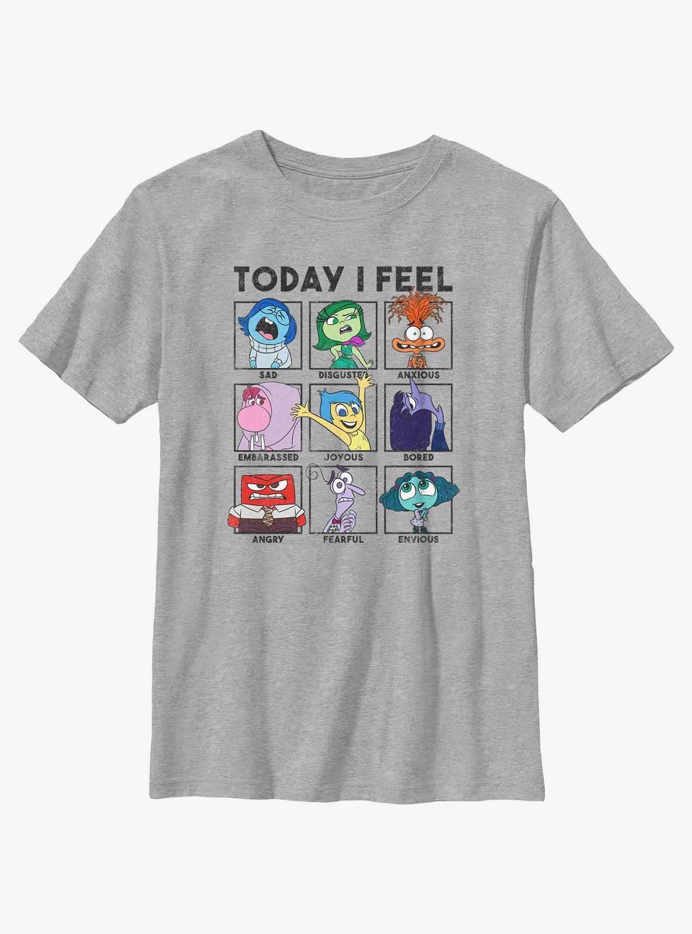 Disney Pixar Inside Out 2 Today I Feel Youth T-Shirt, ATH HTR, hi-res