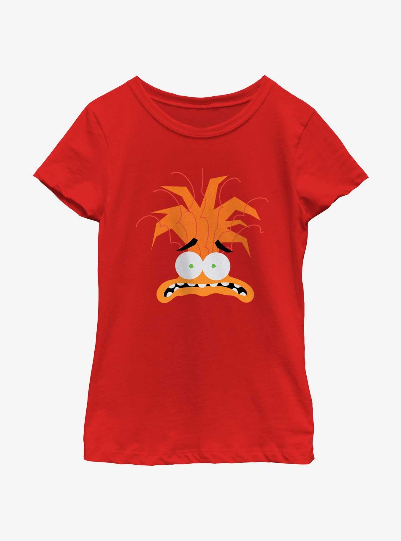 Disney Pixar Inside Out 2 Anxiety Head Girls Youth T-Shirt, , hi-res