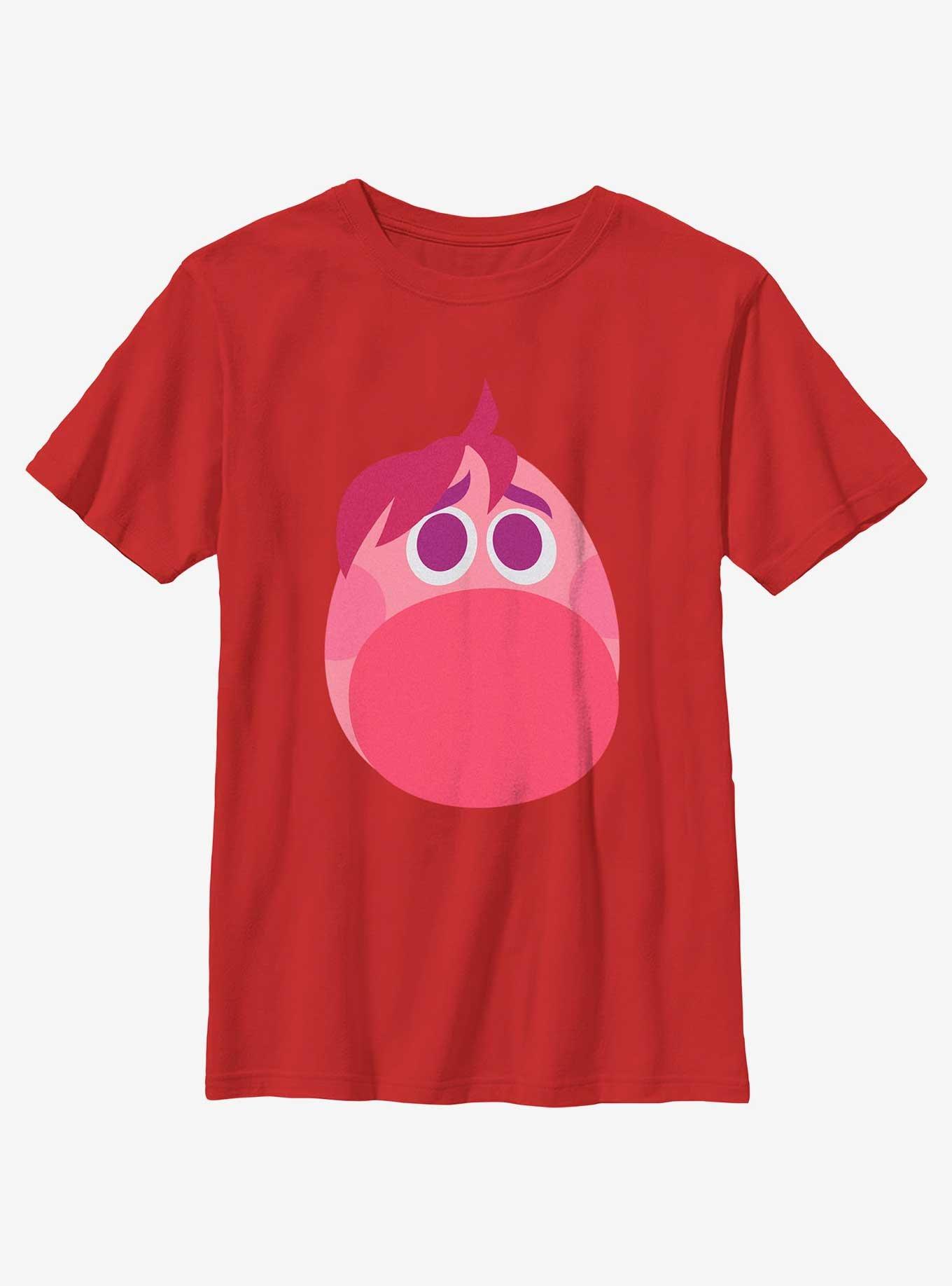 Disney Pixar Inside Out 2 Embarrassment Head Youth T-Shirt, RED, hi-res