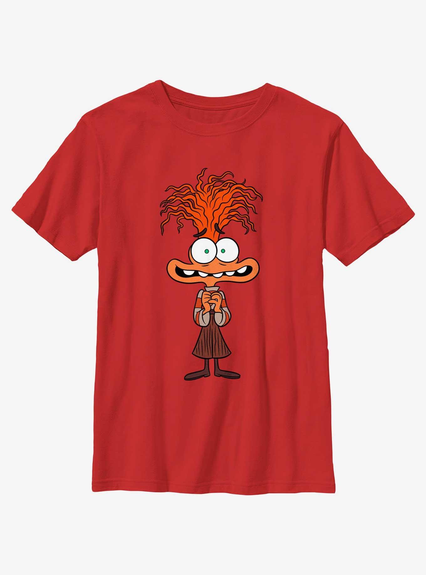 Disney Pixar Inside Out 2 Anxious Anxiety Youth T-Shirt, RED, hi-res