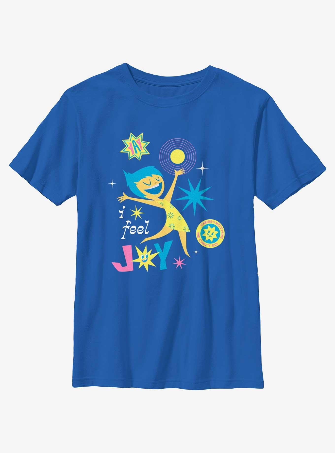 Disney Pixar Inside Out 2 I Feel Joy Youth T-Shirt, , hi-res