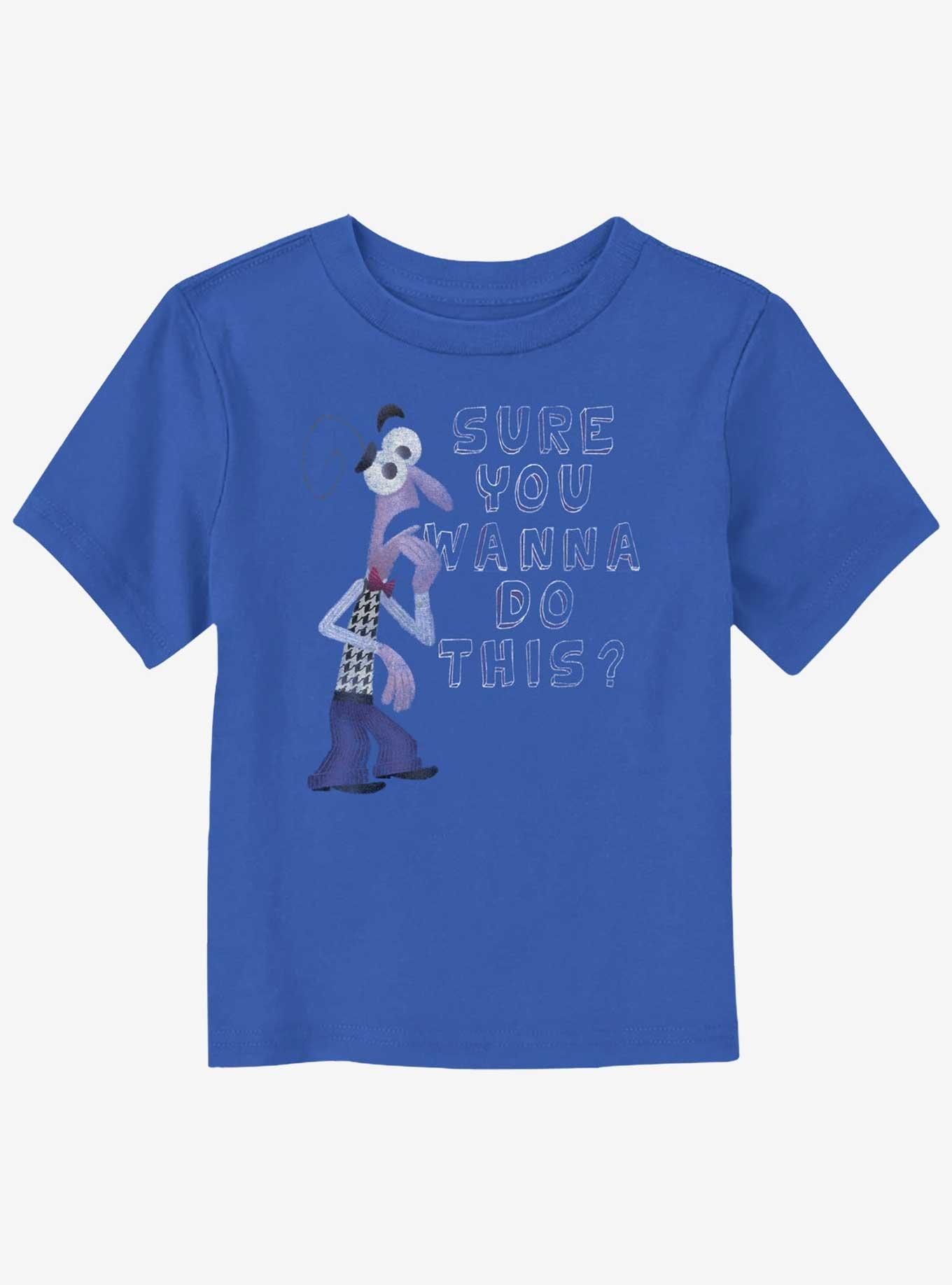 Disney Pixar Inside Out 2 Fear You Sure You Wanna Do This Toddler T-Shirt, ROYAL, hi-res