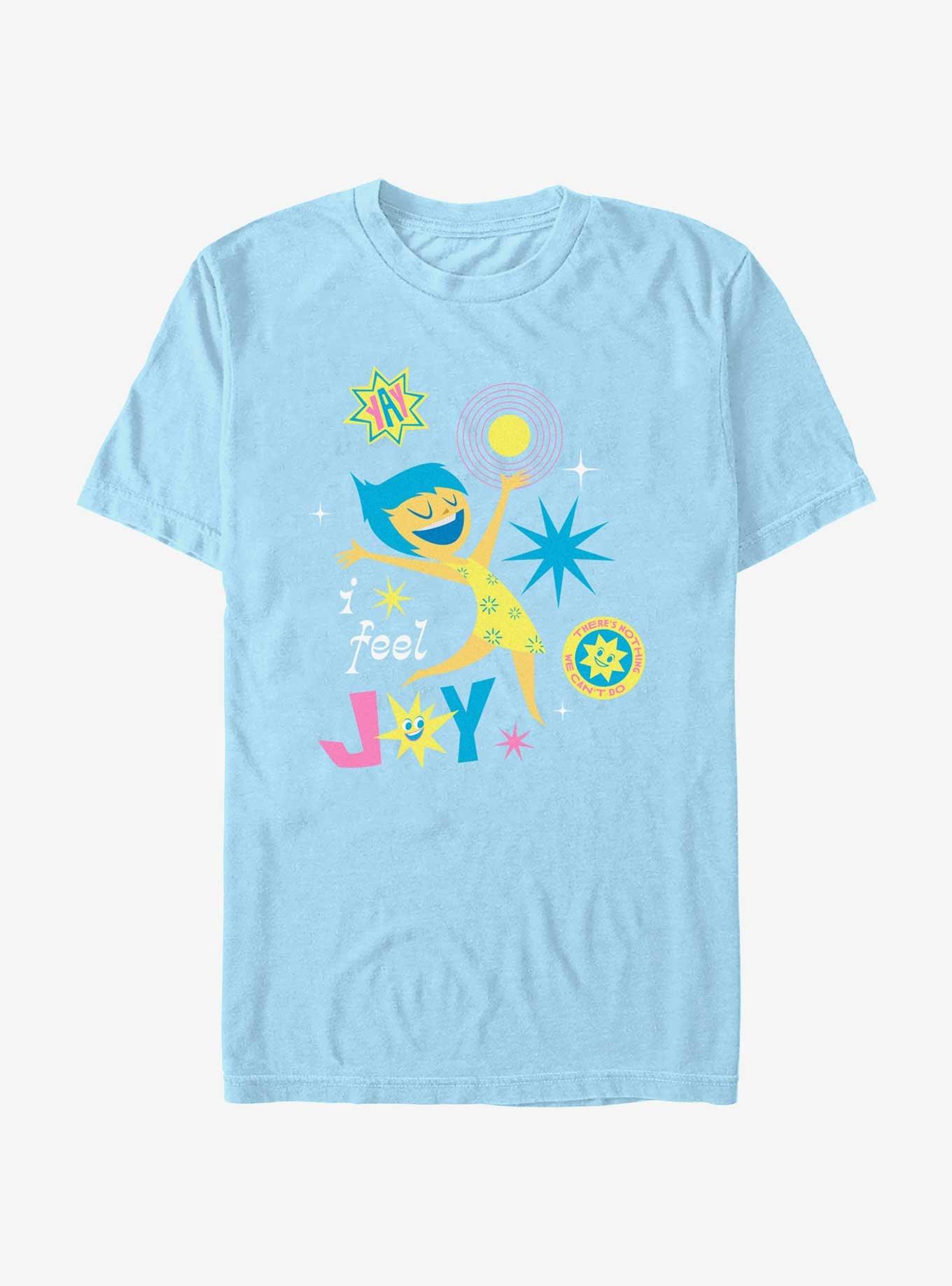 Disney Pixar Inside Out 2 I Feel Joy T-Shirt, LT BLUE, hi-res