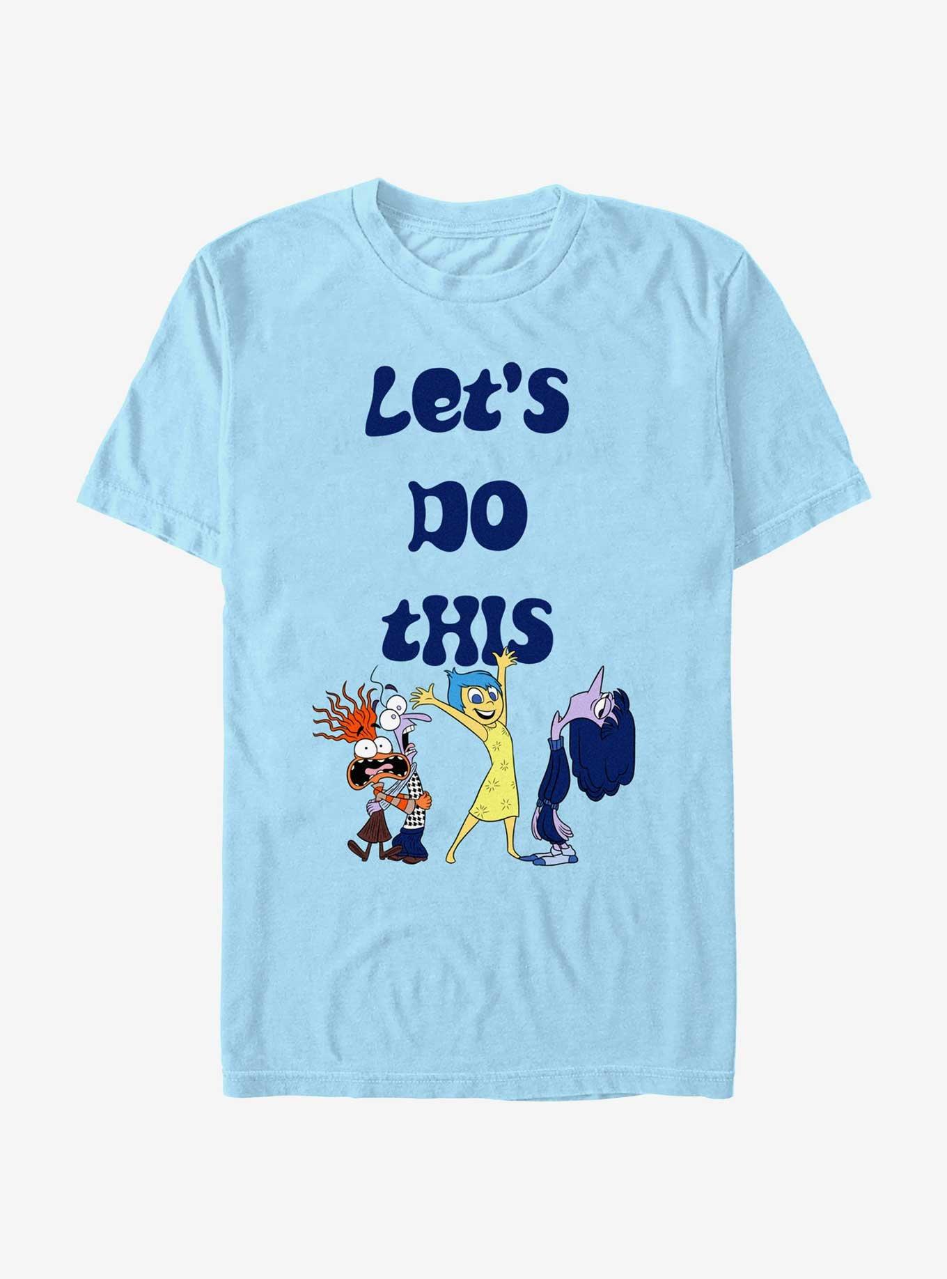Disney Pixar Inside Out 2 Let's Do This T-Shirt, LT BLUE, hi-res