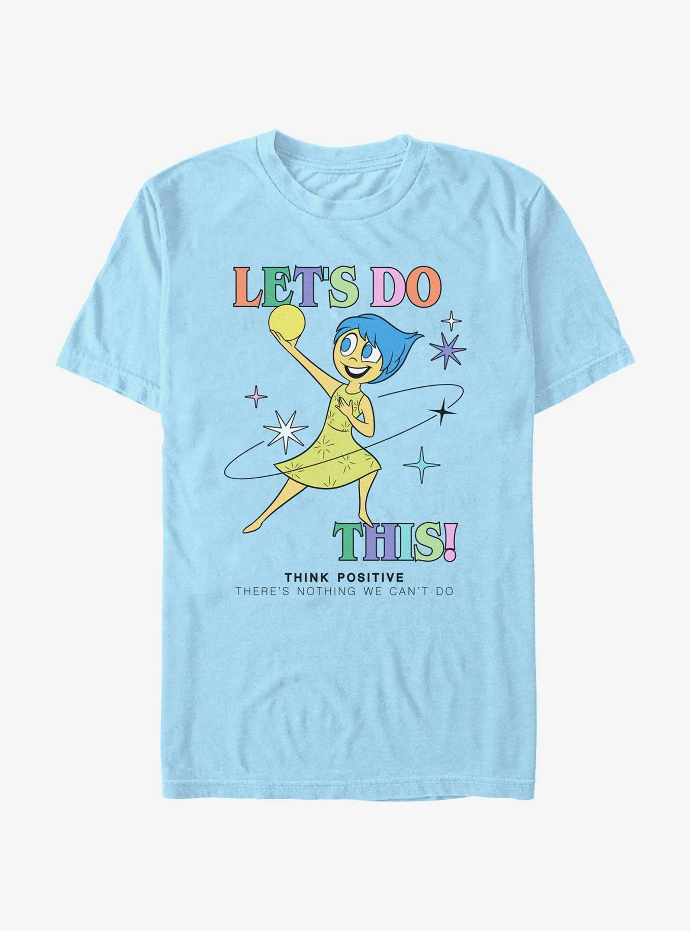 Disney Pixar Inside Out 2 Let's Do This Joy T-Shirt, LT BLUE, hi-res
