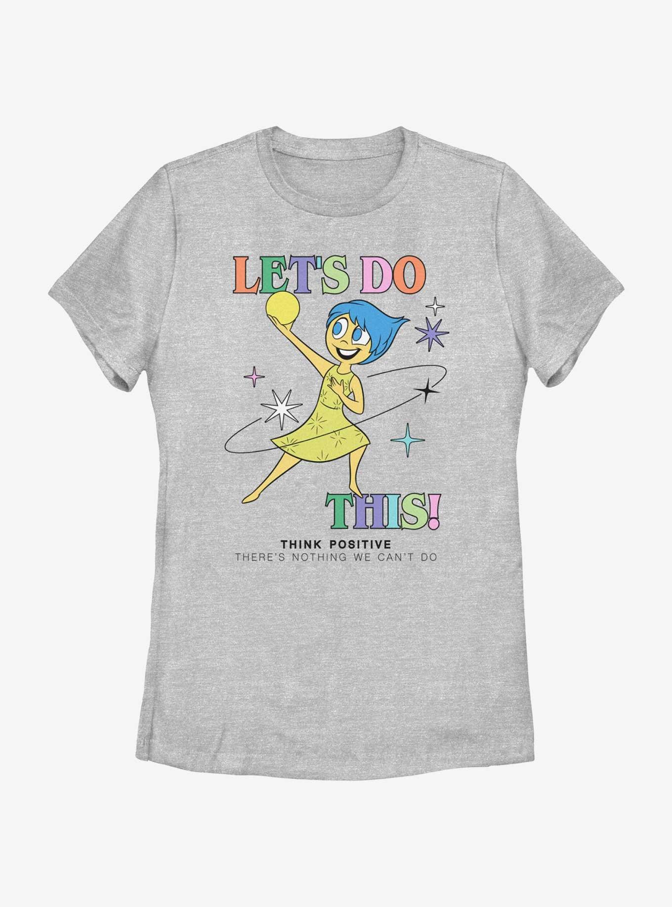 Disney Pixar Inside Out 2 Let's Do This Joy Womens T-Shirt, ATH HTR, hi-res