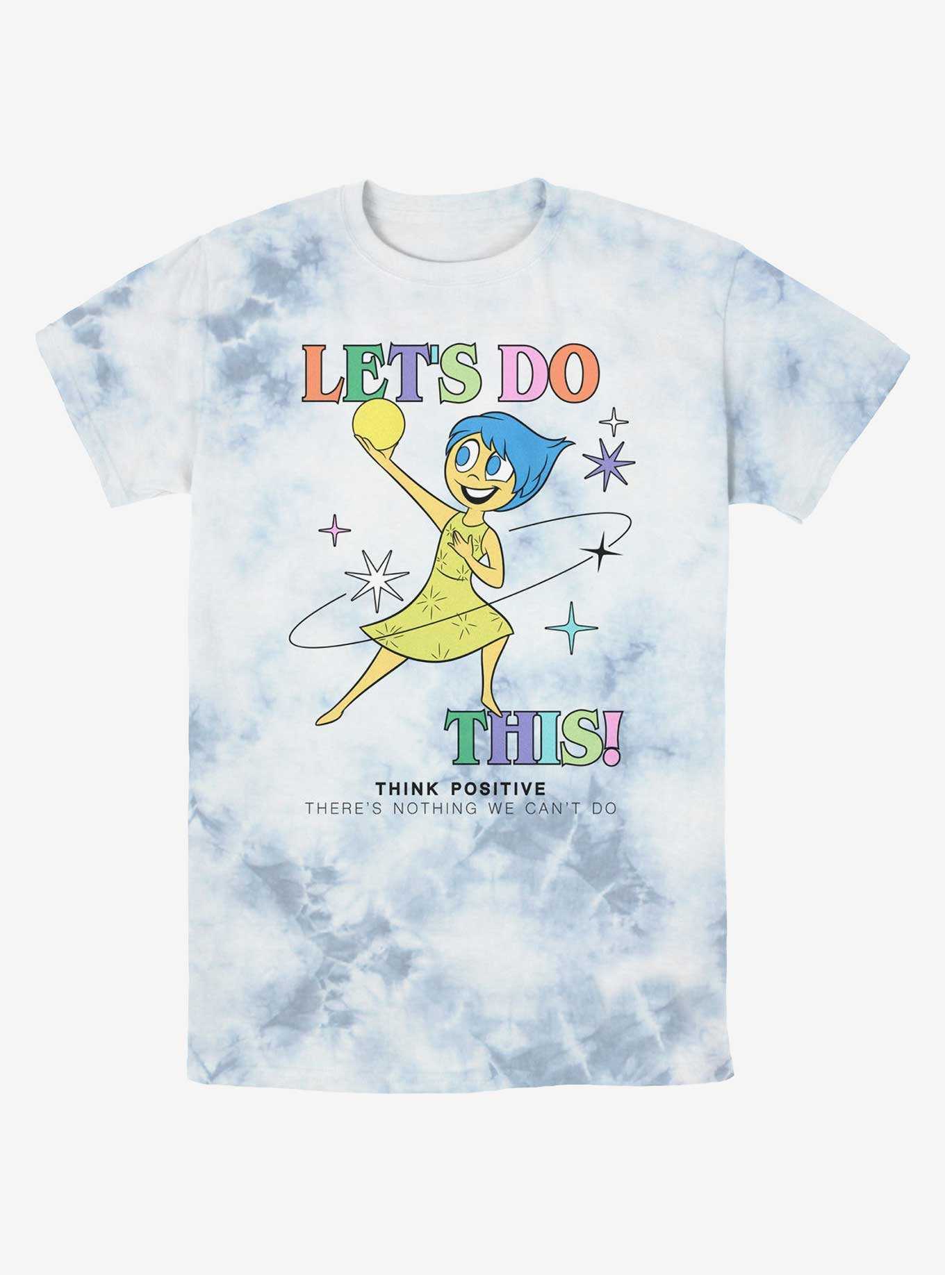 Disney Pixar Inside Out 2 Let's Do This Joy Tie-Dye T-Shirt, , hi-res