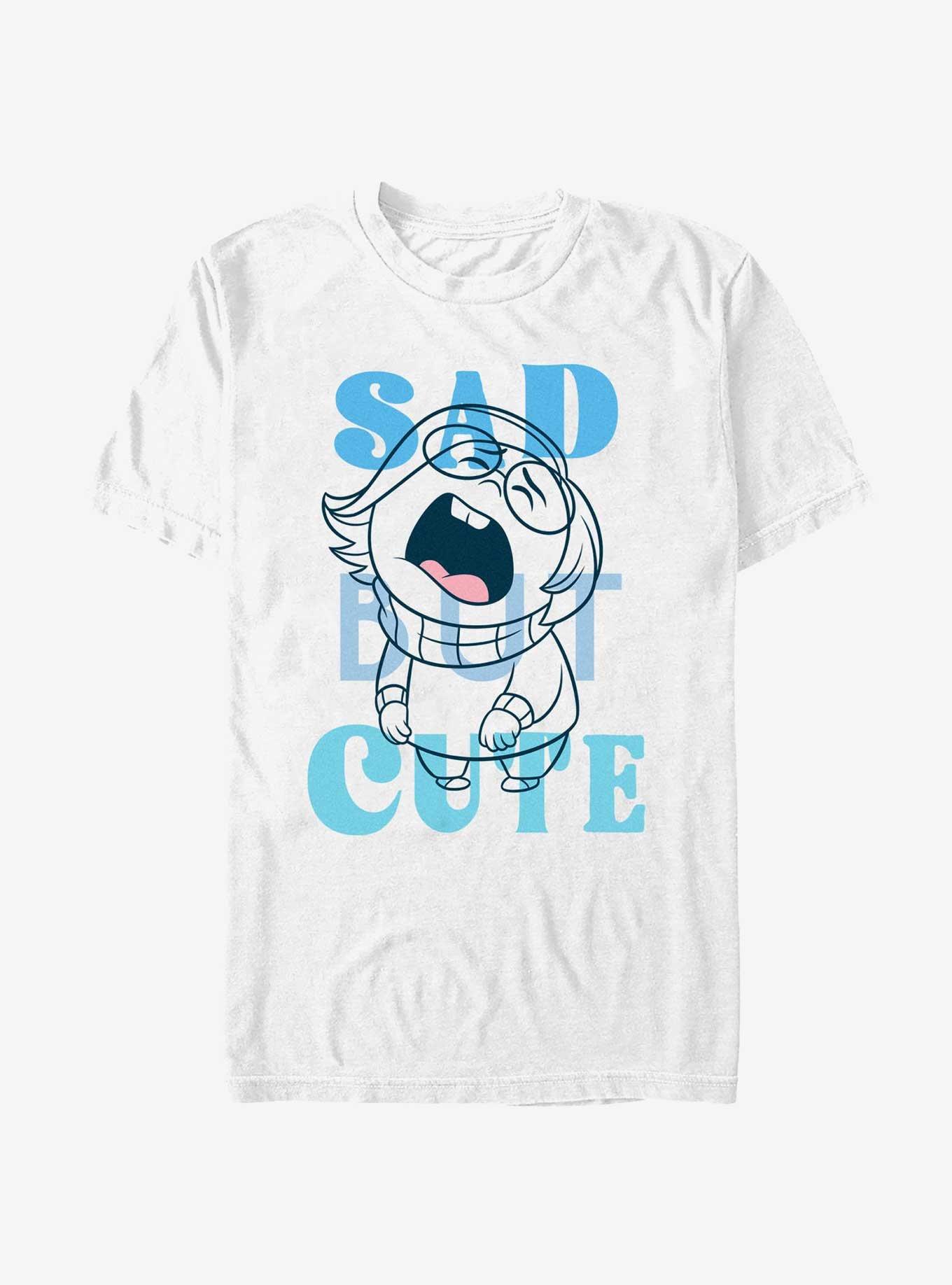 Disney Pixar Inside Out 2 Sad But Cute T-Shirt, WHITE, hi-res