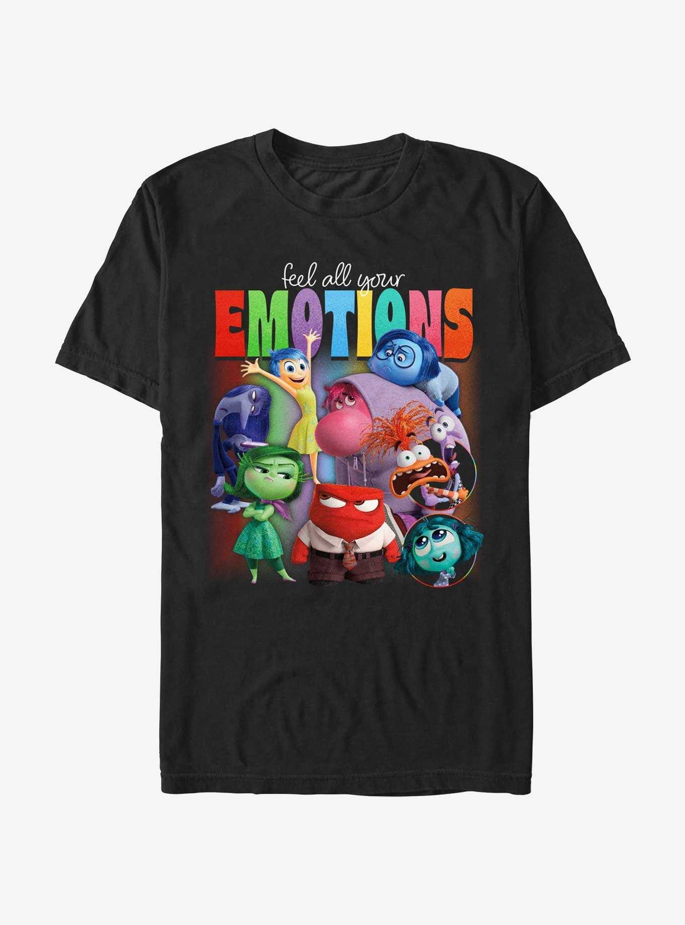 Disney Pixar Inside Out 2 Feel Your Emotions T-Shirt, , hi-res