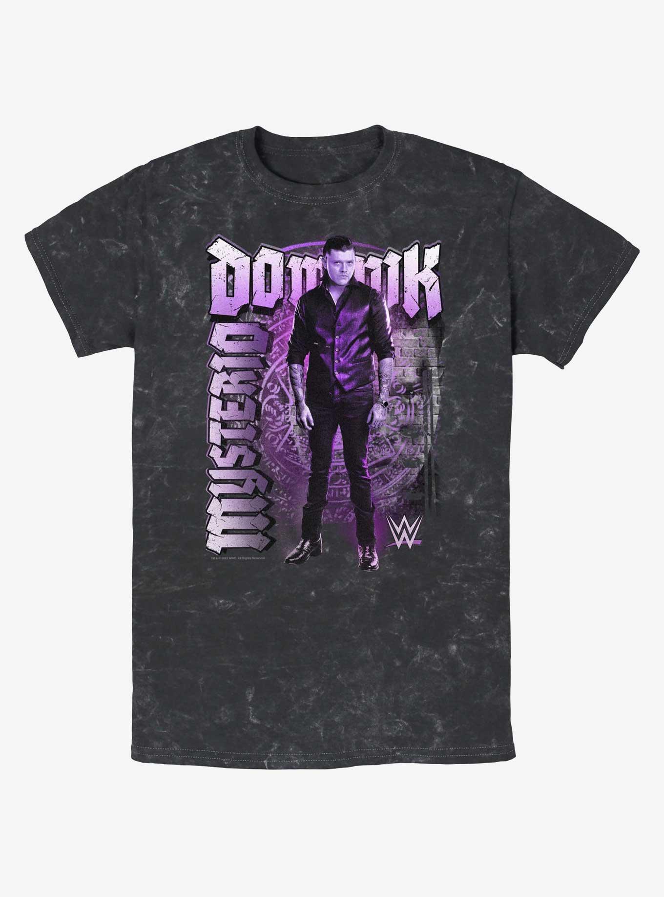 WWE Dominik Mysterio Mineral Wash T-Shirt, BLACK, hi-res