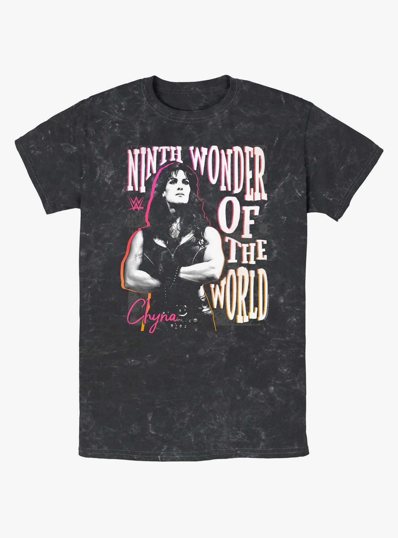 WWE Ninth Wonder Chyna Mineral Wash T-Shirt, BLACK, hi-res