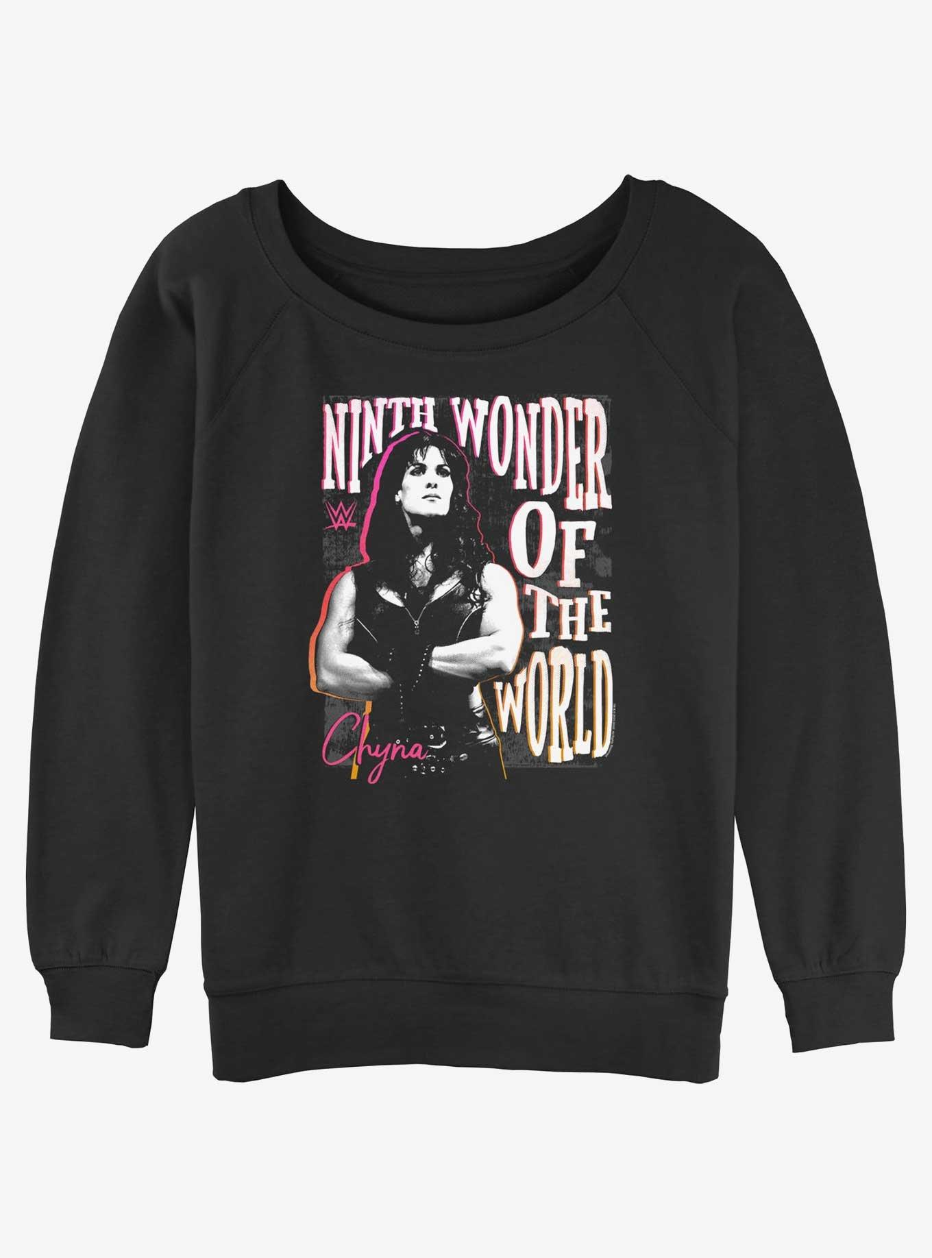 WWE Ninth Wonder Chyna Womens Slouchy Sweatshirt, BLACK, hi-res