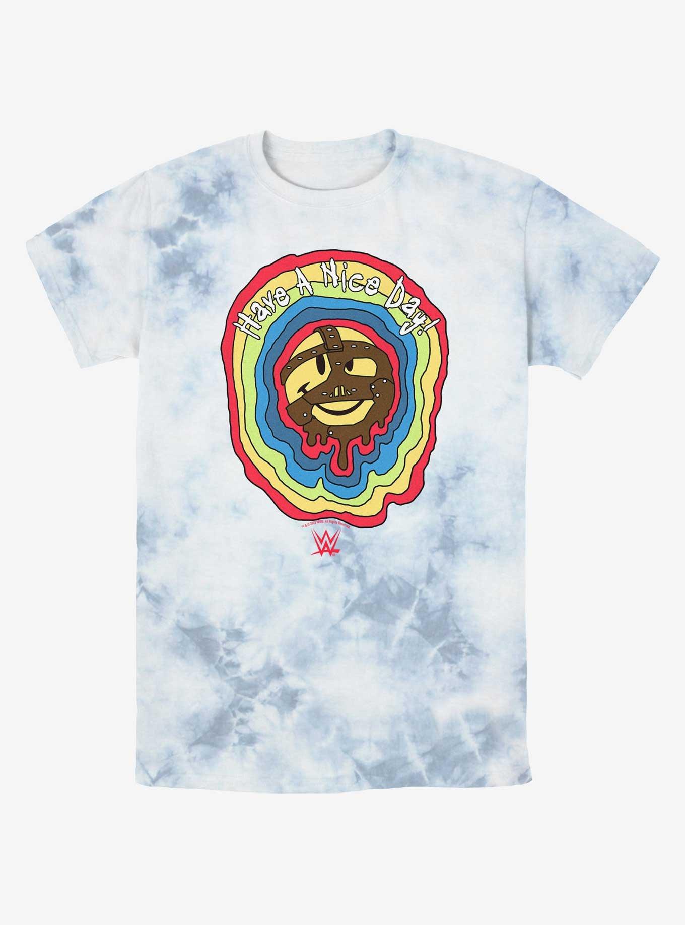 WWE Mick Foley Mankind Have A Nice Day! Tie-Dye T-Shirt, , hi-res