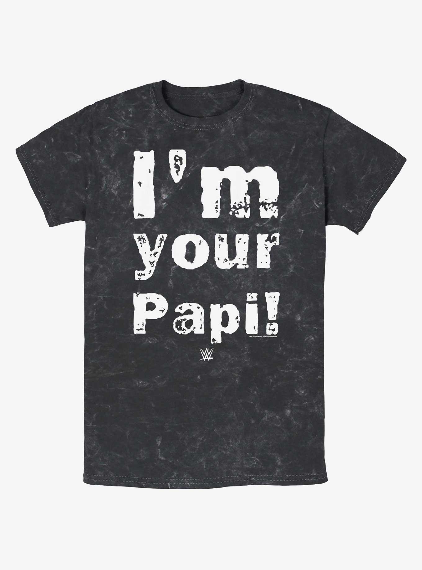 WWE Papi Eddie Guerrero Mineral Wash T-Shirt, BLACK, hi-res