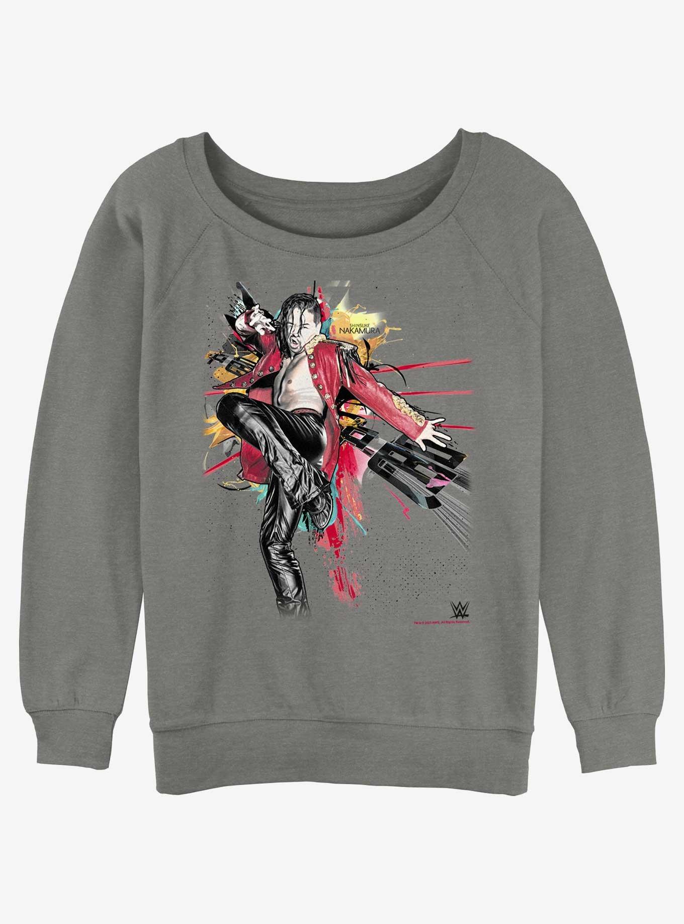 WWE Shinsuke Nakamura Color Pop Womens Slouchy Sweatshirt, , hi-res