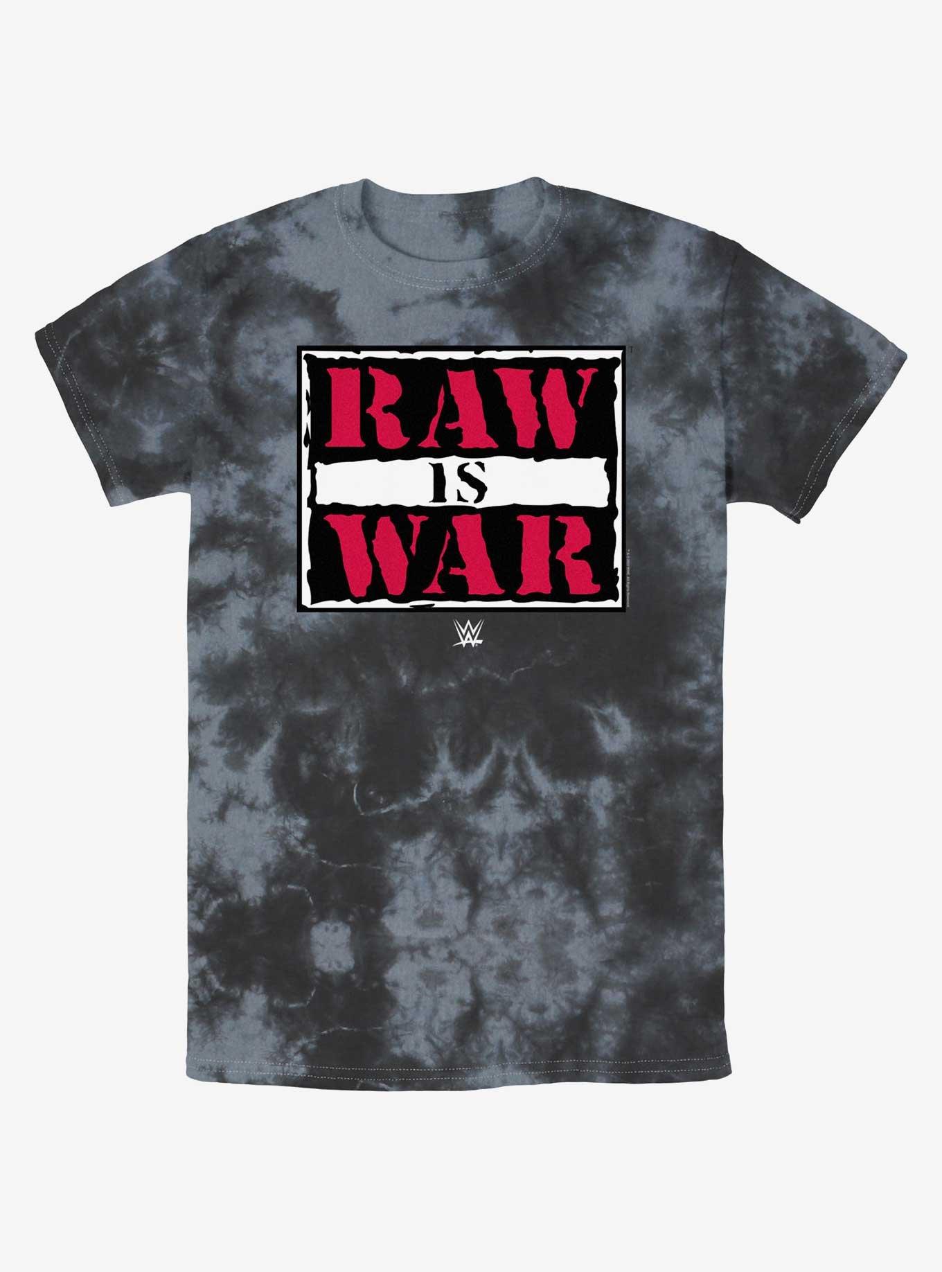 WWE Raw Is War Tie-Dye T-Shirt, BLKCHAR, hi-res