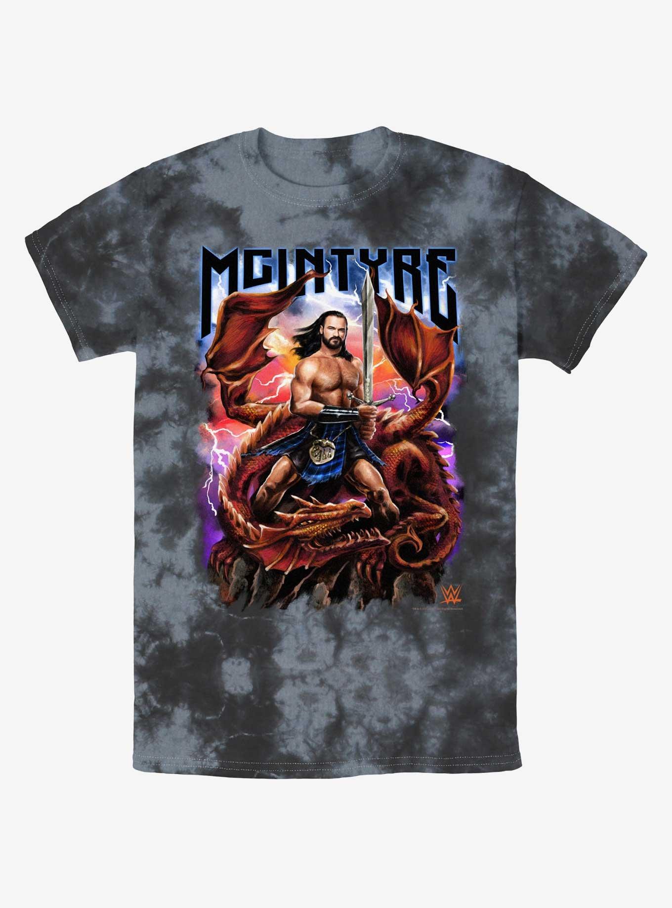 WWE Drew McIntyre Dragon Tie-Dye T-Shirt, , hi-res