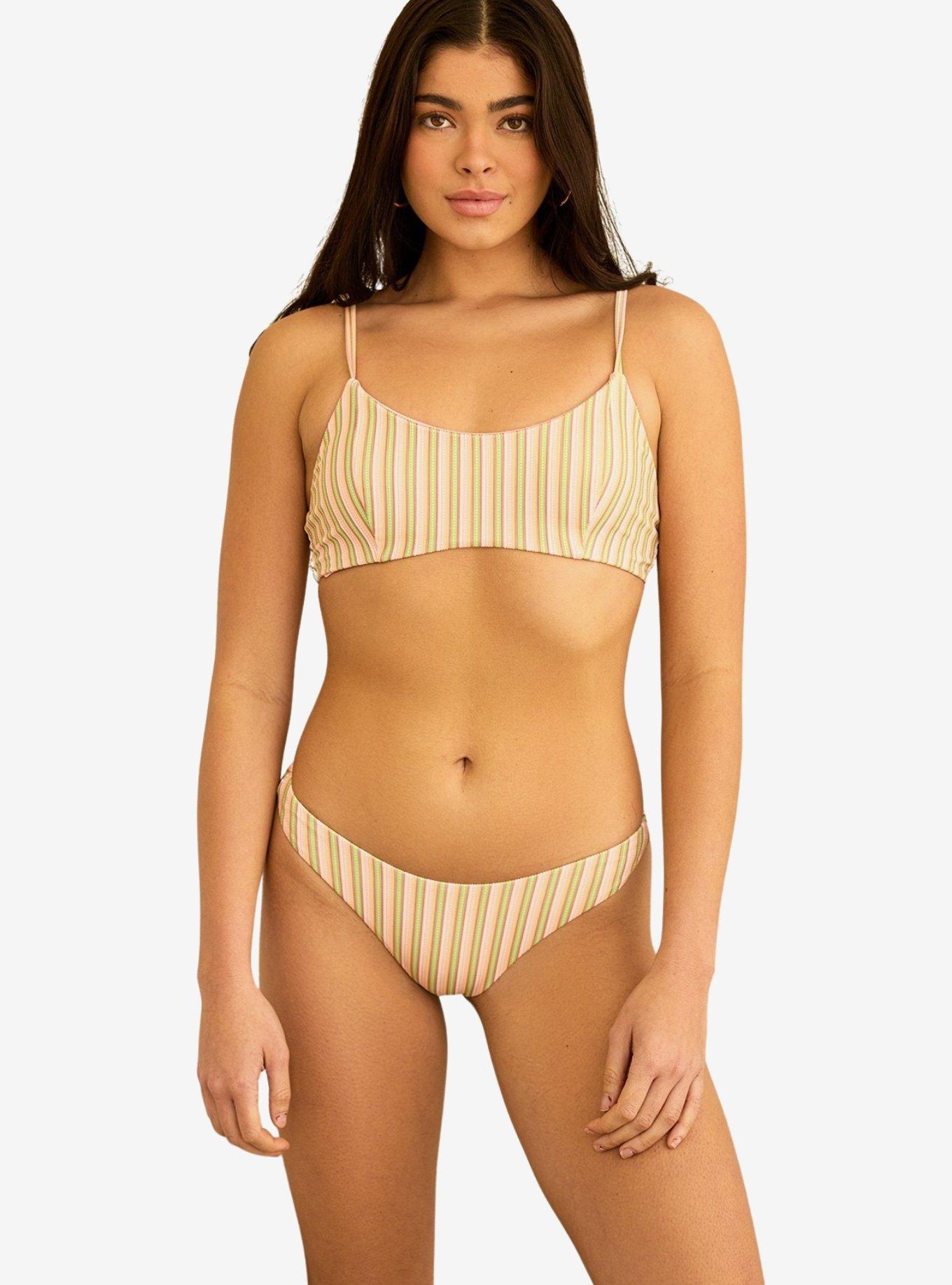 Dippin' Daisy's Redondo Adjustable Strap Swim Top Nostalgia Stripe, MULTI, hi-res