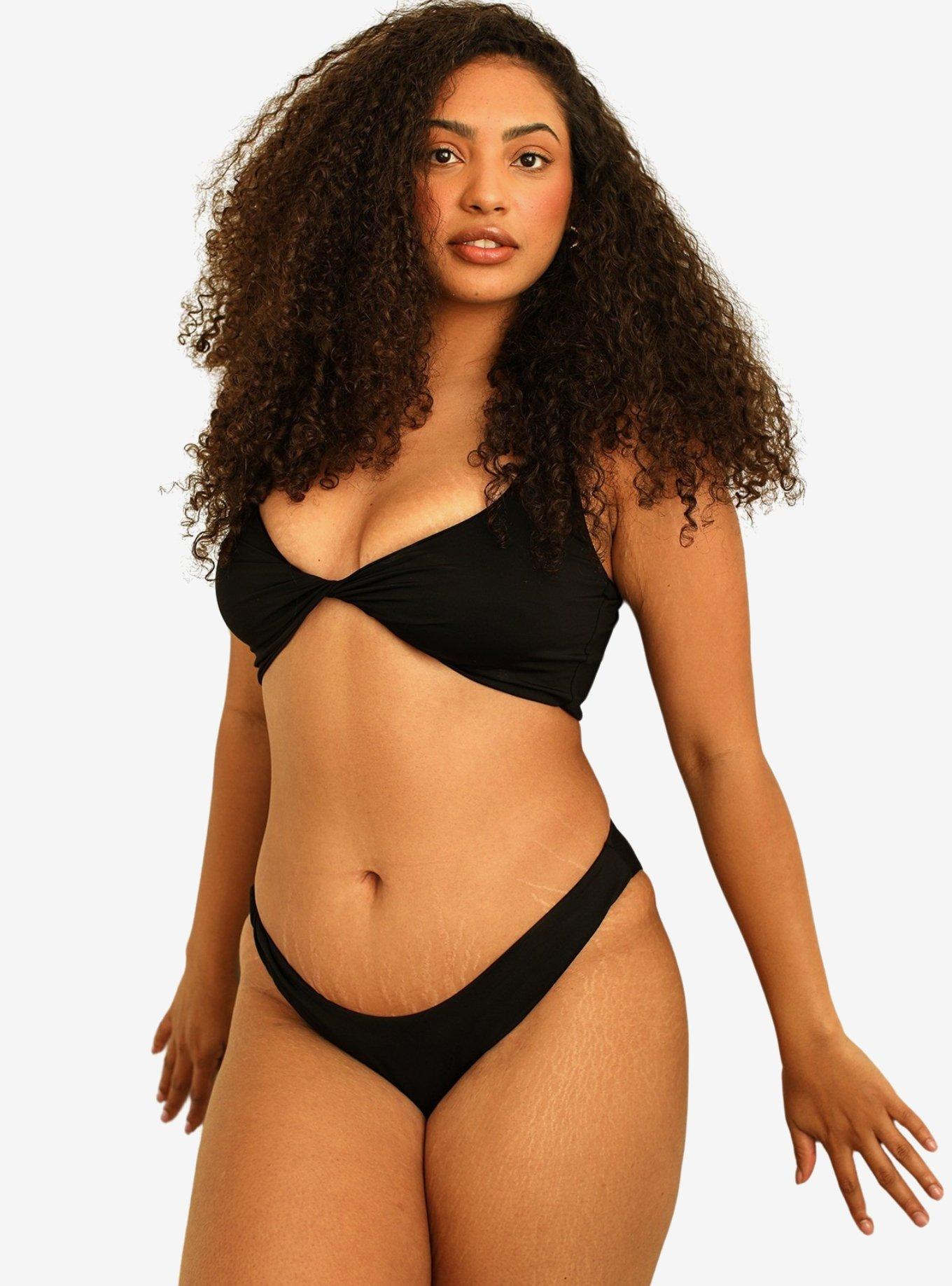 Dippin' Daisy's Charlie Cheeky Swim Bottom Black, , hi-res