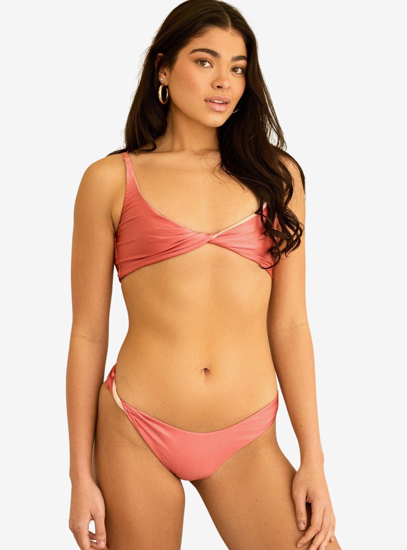 Dippin' Daisy's Charlie Cheeky Swim Bottom Dusty Rose, , hi-res