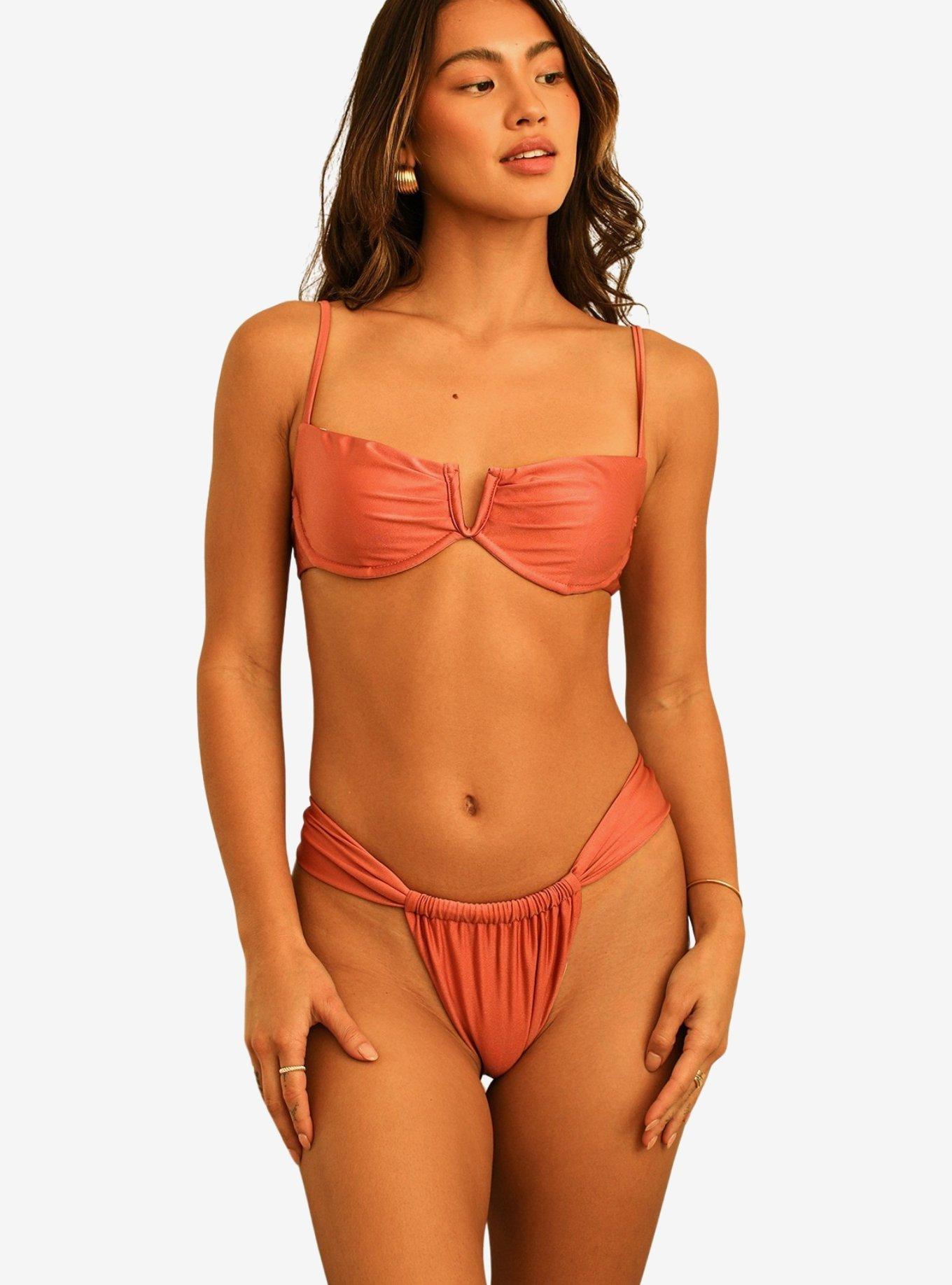 Dippin' Daisy's Diana Underwire Swim Top Dusty Rose, , hi-res