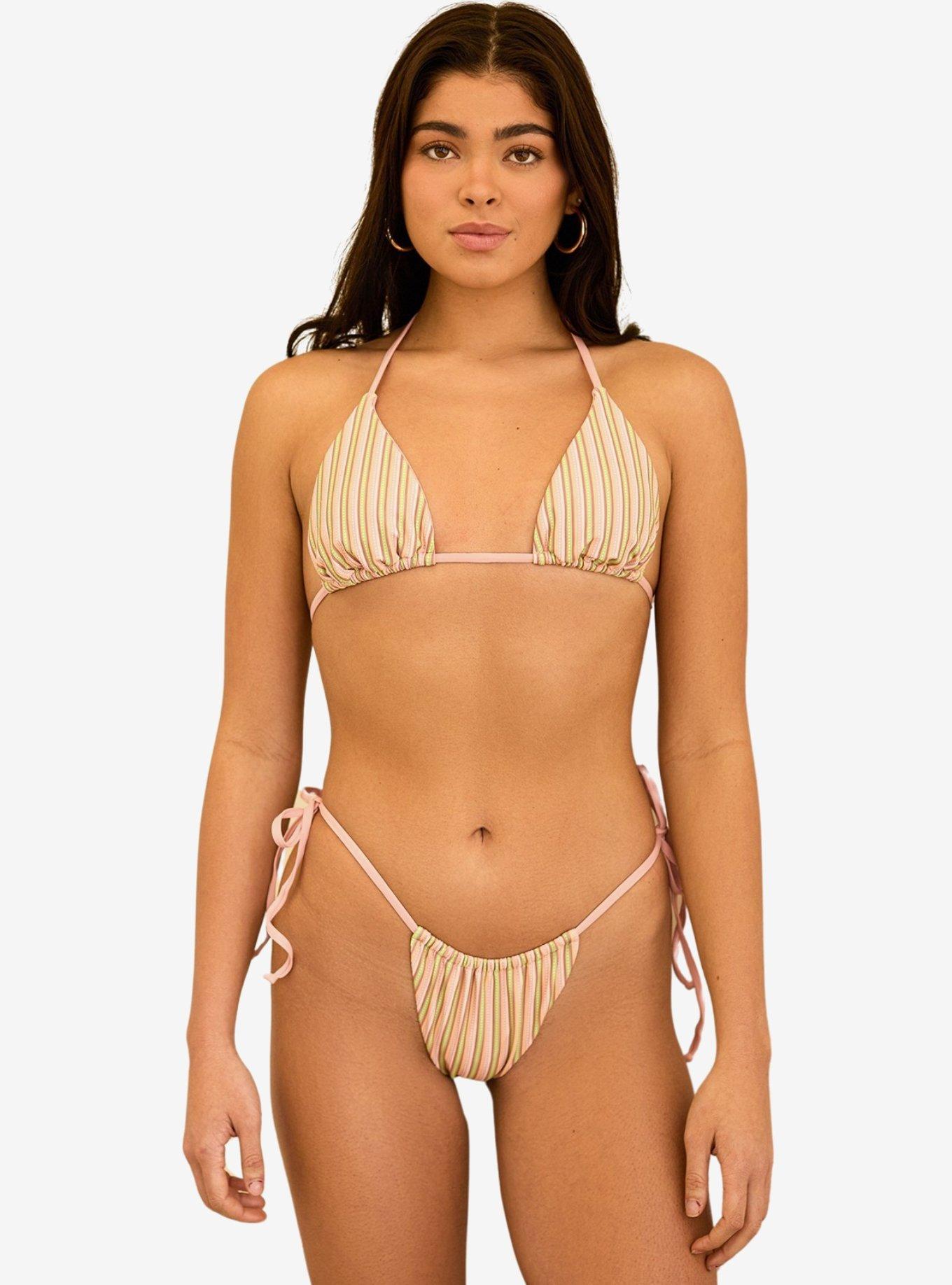 Dippin' Daisy's Paris Cheeky Swim Bottom Nostalgia Stripe, , hi-res