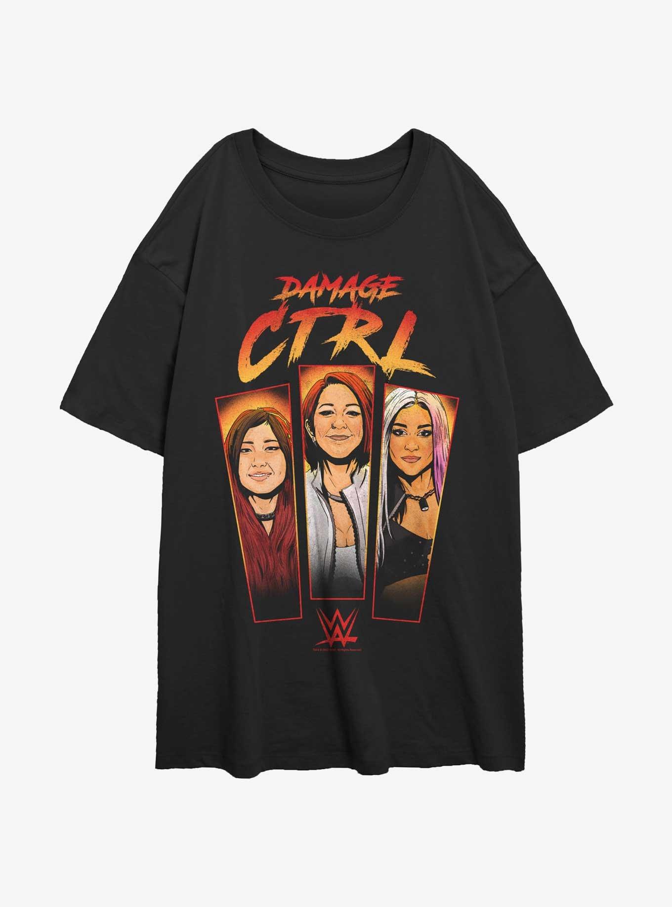 WWE Damage Control Womens Oversized T-Shirt, , hi-res