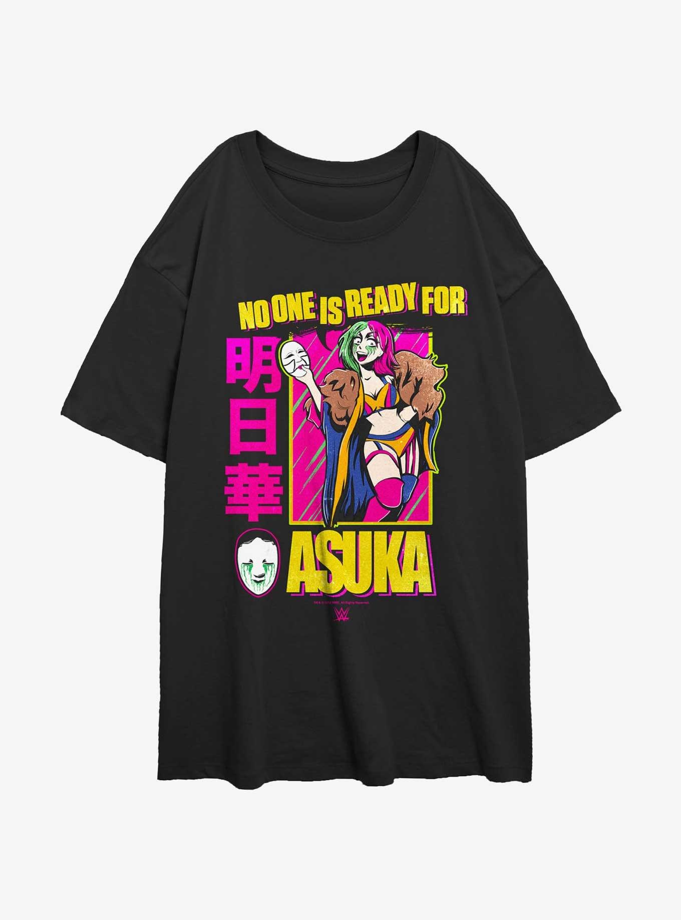 WWE No One Is Ready For Asuka Womens Oversized T-Shirt, , hi-res