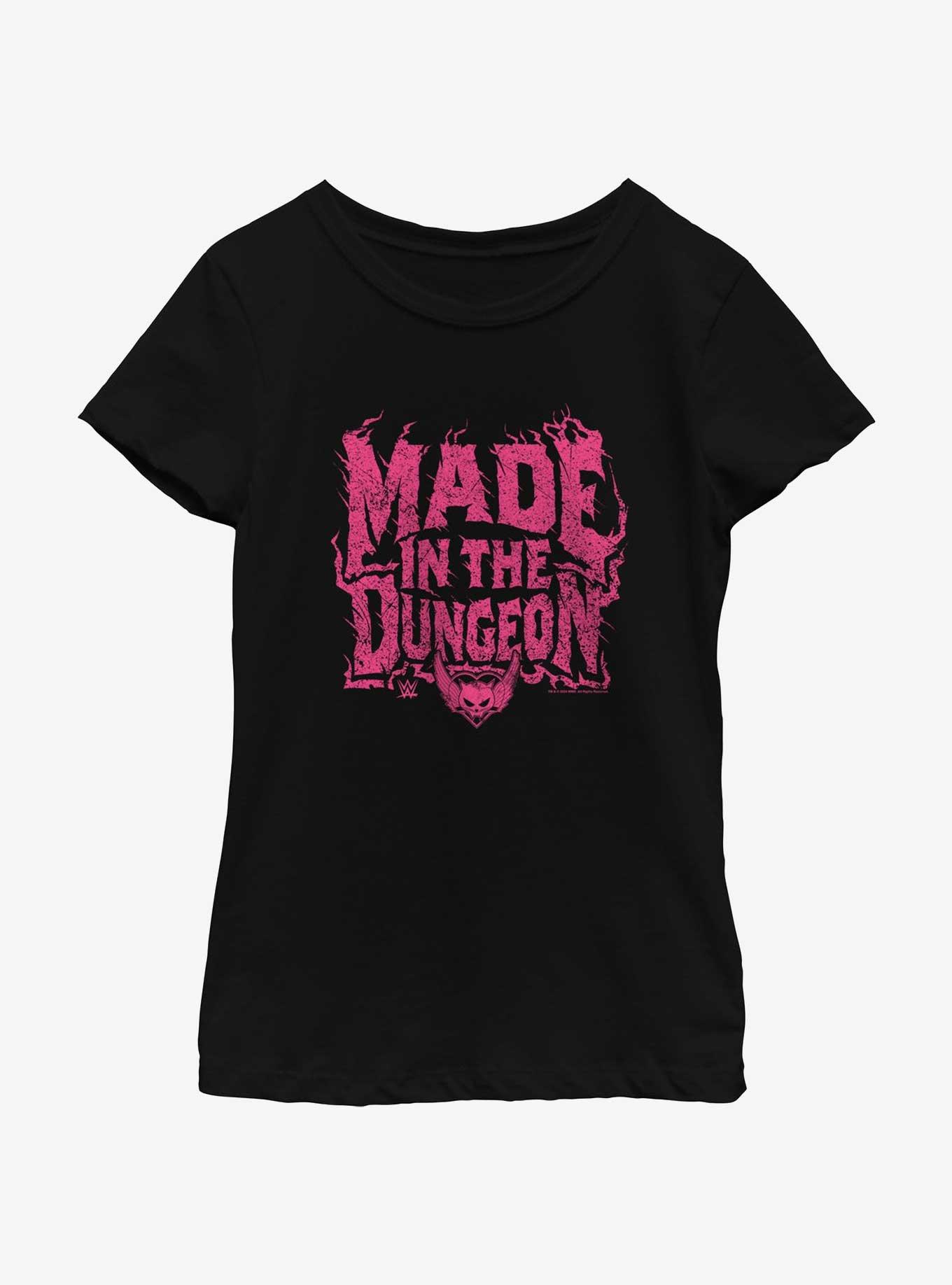 WWE Natalya Made In The Dungeon Youth Girls T-Shirt, BLACK, hi-res