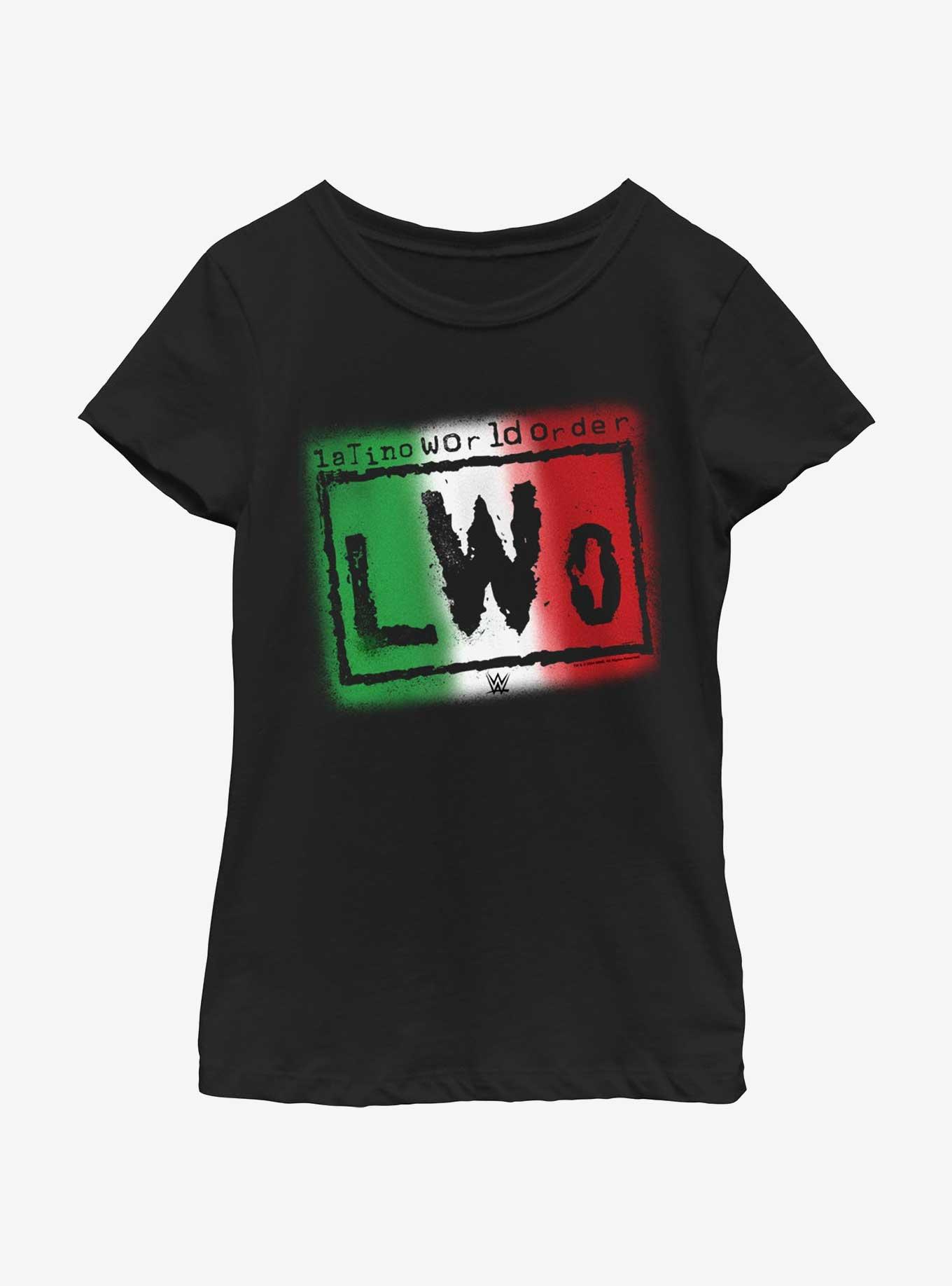 WWE LWO Latino World Order Logo Youth Girls T-Shirt, , hi-res