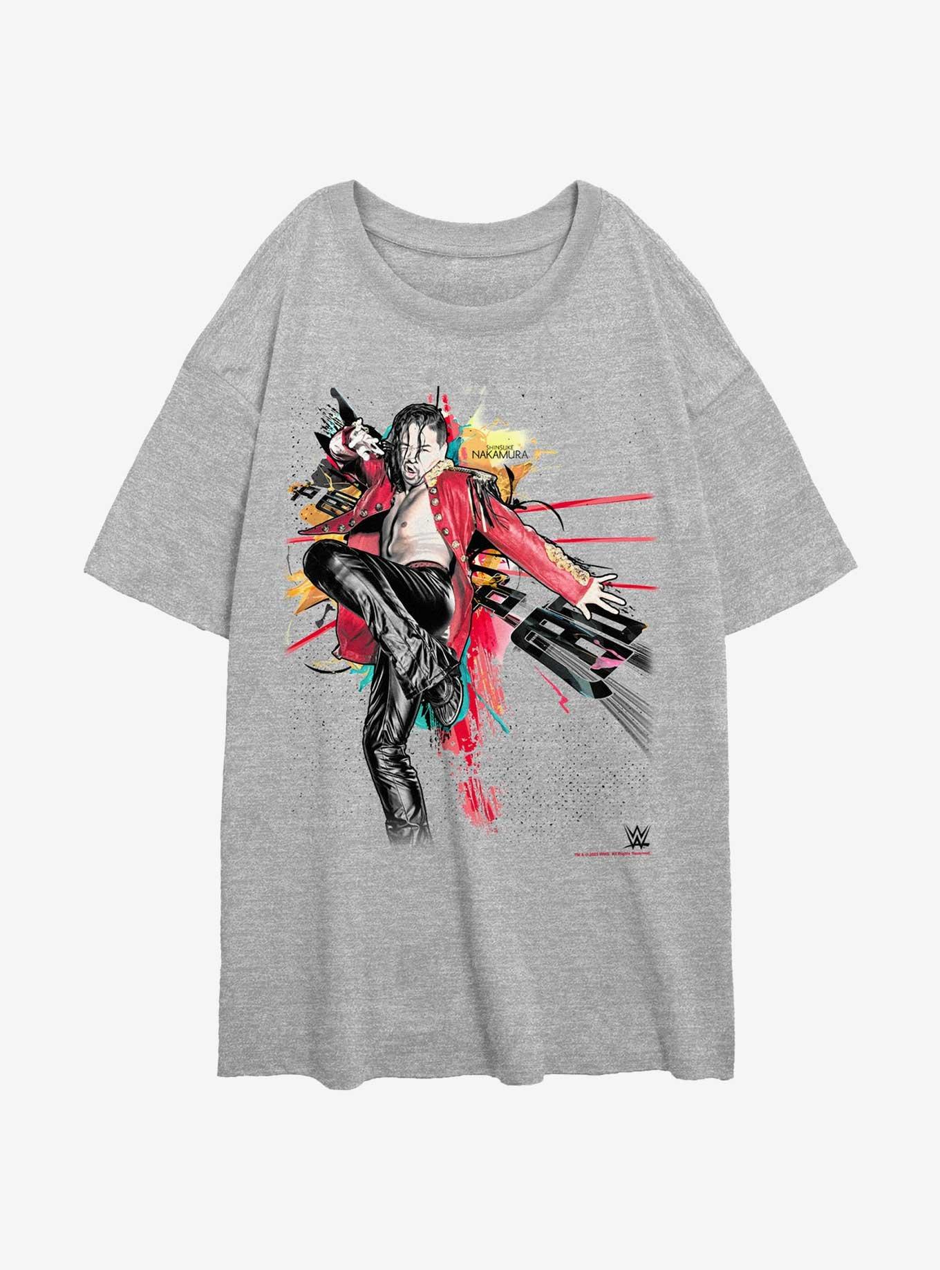 WWE Shinsuke Nakamura Color Pop Womens Oversized T-Shirt, , hi-res