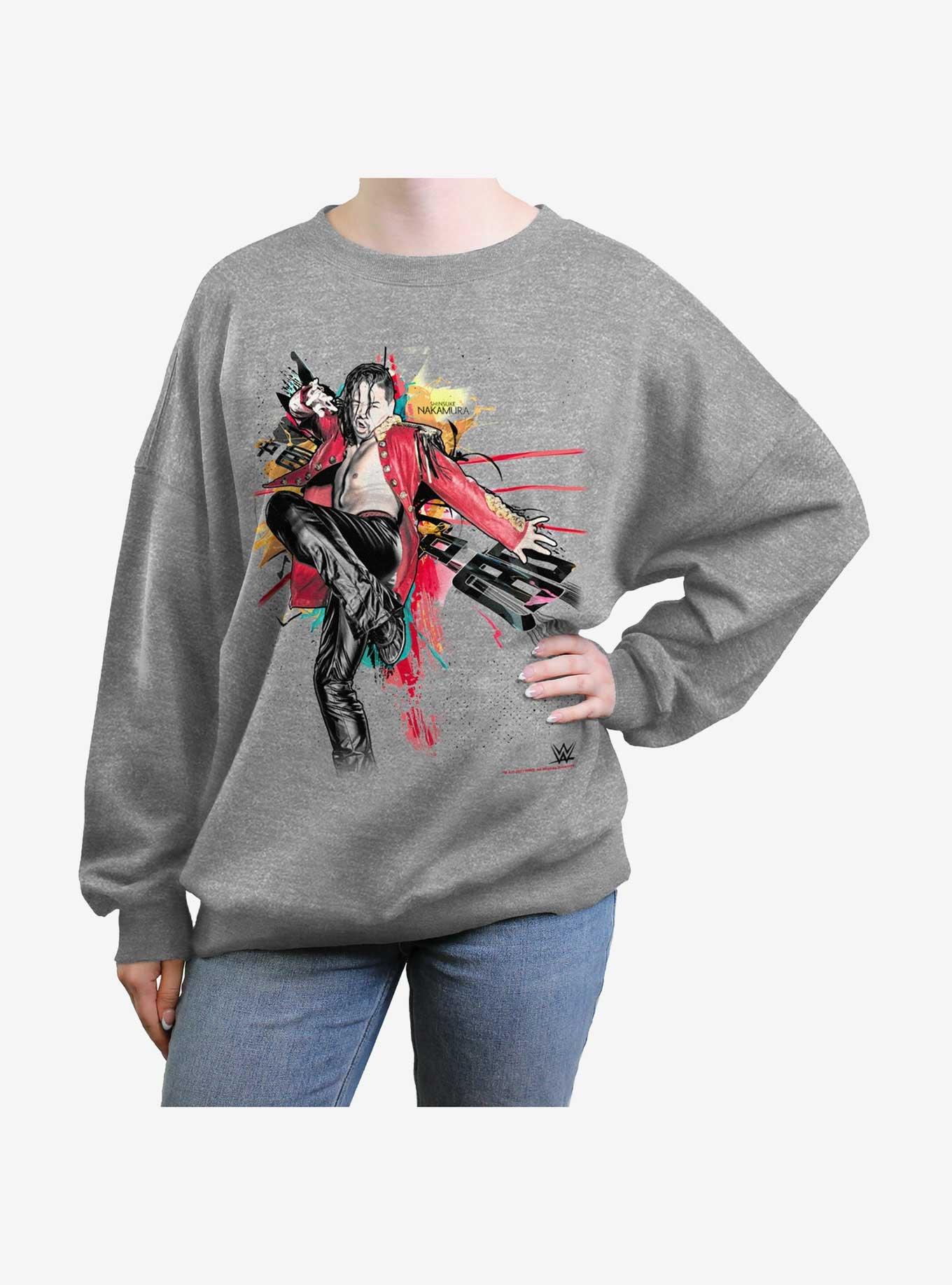 WWE Shinsuke Nakamura Color Pop Womens Oversized Sweatshirt, , hi-res