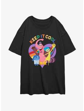 Disney Pixar Inside Out 2 Keep It Cool Womens Oversized T-Shirt, , hi-res