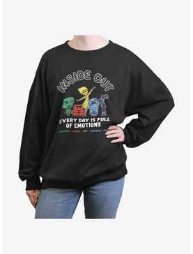 Disney Pixar Inside Out 2 Every Day Emotions Womens Oversized Sweatshirt, , hi-res