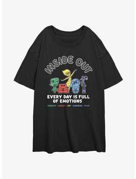 Disney Pixar Inside Out 2 Every Day Emotions Womens Oversized T-Shirt, , hi-res