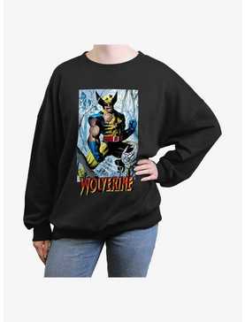 Wolverine Discipline 22 From Then Til Now Trading Card Womens Oversized Sweatshirt, , hi-res