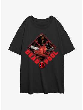 Marvel Deadpool Dead Gang Womens Oversized T-Shirt, , hi-res