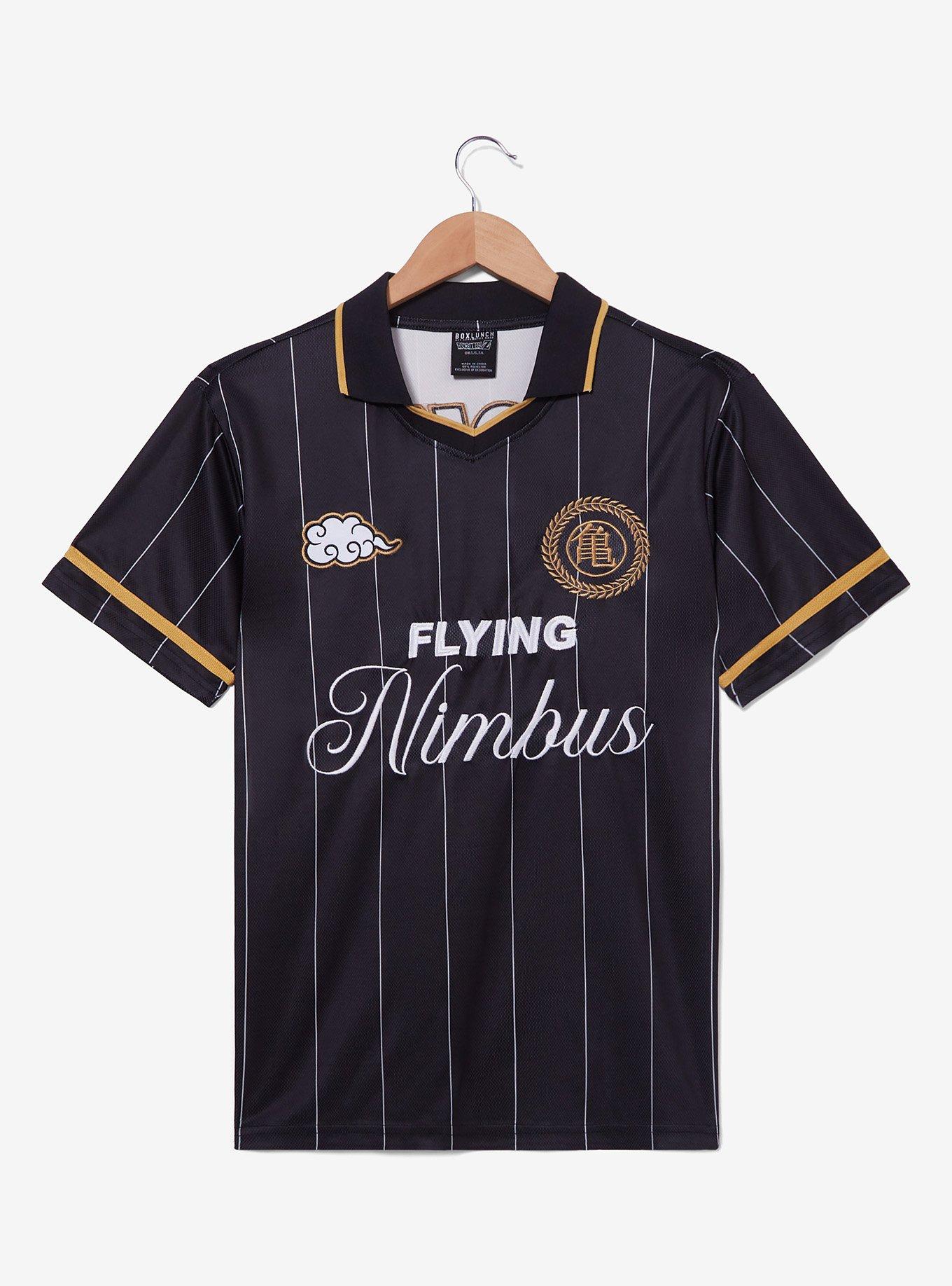 Dragon Ball Z Goku Flying Nimbus Regal Soccer Jersey - BoxLunch Exclusive, BLACK, hi-res