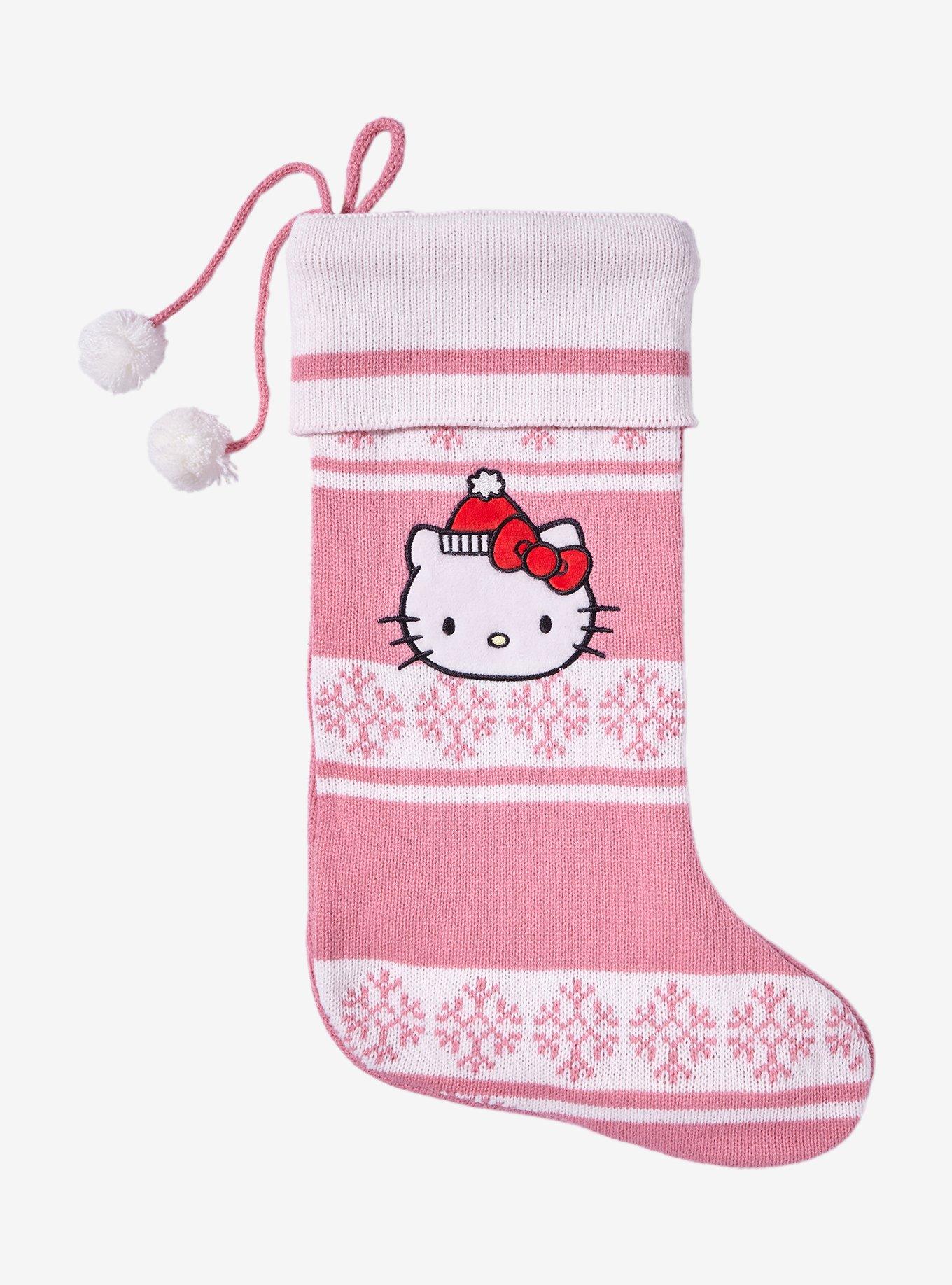 Sanrio Hello Kitty Snowflake Knit Stocking - BoxLunch Exclusive