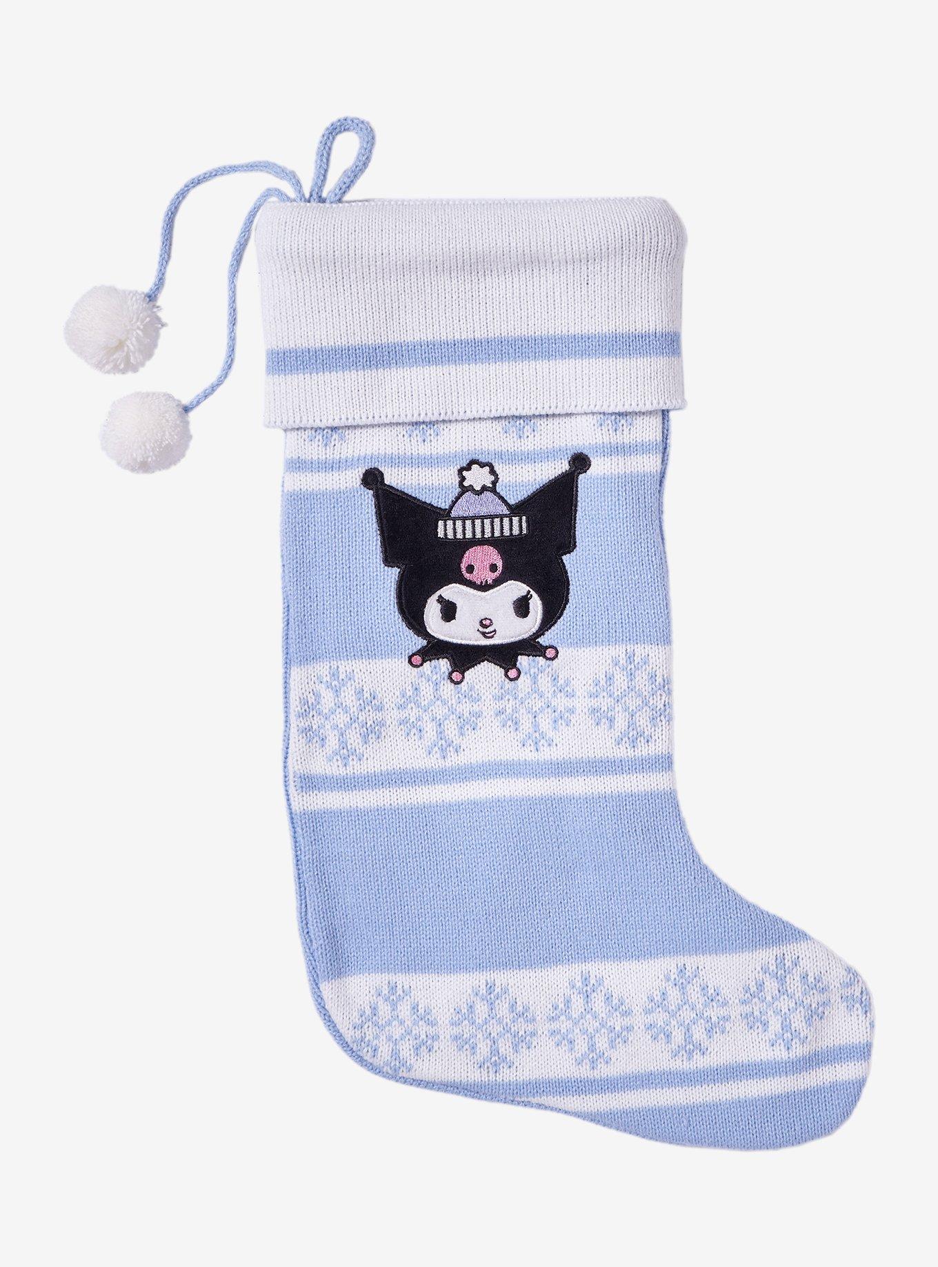 Sanrio Kuromi Snowflake Knit Stocking - BoxLunch Exclusive, , hi-res