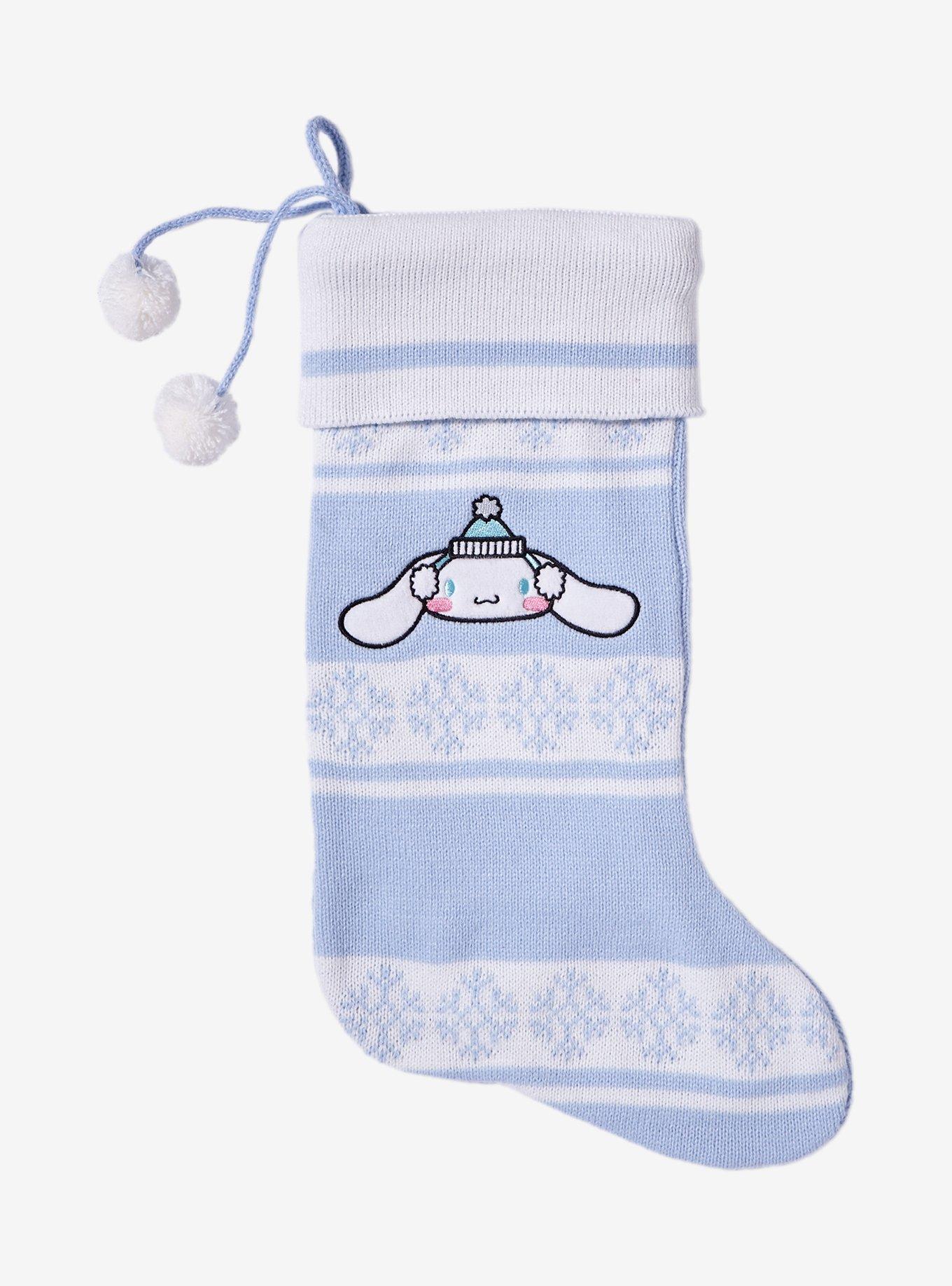 Sanrio Cinnamoroll Snowflake Knit Stocking - BoxLunch Exclusive, , hi-res