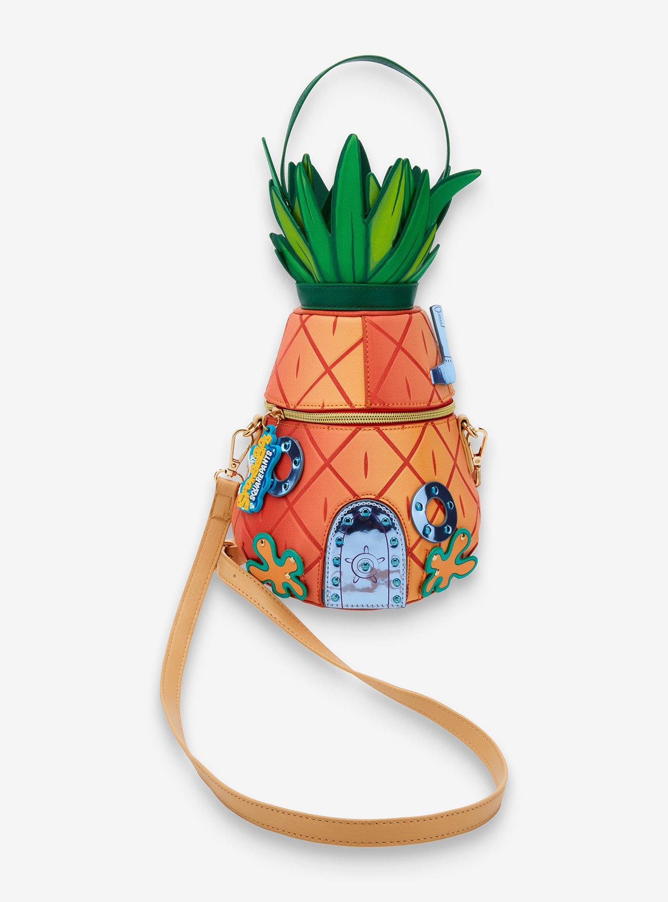 SpongeBob SquarePants SpongeBob's Pineapple Home Figural Crossbody Bag — BoxLunch Exclusive, , hi-res